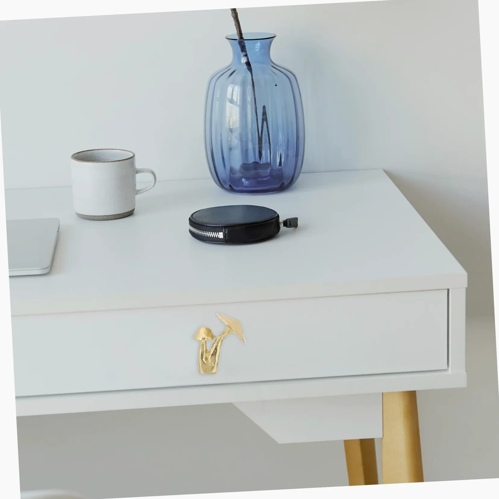 Artibetter 5pezzi Pomello Per Mobili Ottone Forma Di Fungo Maniglia Per Armadi Design Elegante e Resistente Per Rinnovare Tuoi Spazi Domestici