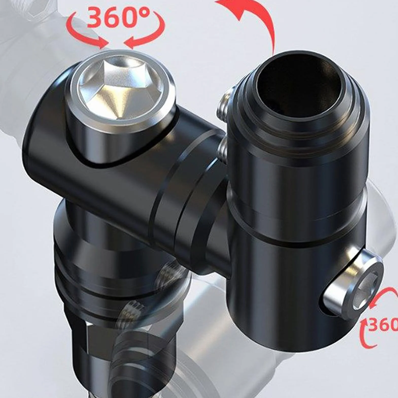Estensori per Specchietti Moto - Estensione Specchietto Retrovisore per Moto - per Motociclette da Campeggio, Ciclismo, Uomo, Attività all'Aperto, Donna e Famiglia