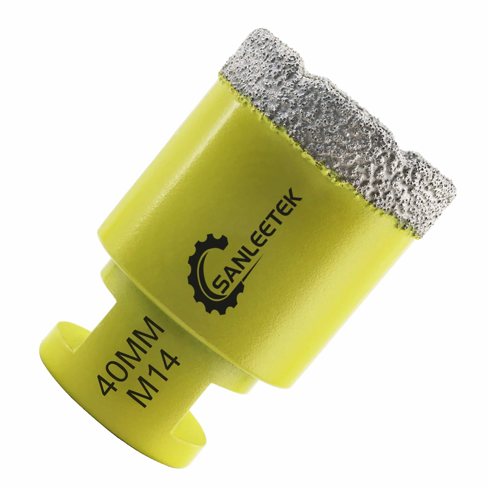 SANLEETEK Punte per Trapano Diamantate 40mm M14 Fresa Diamantata per Ceramica Porcellana Marmo Granito