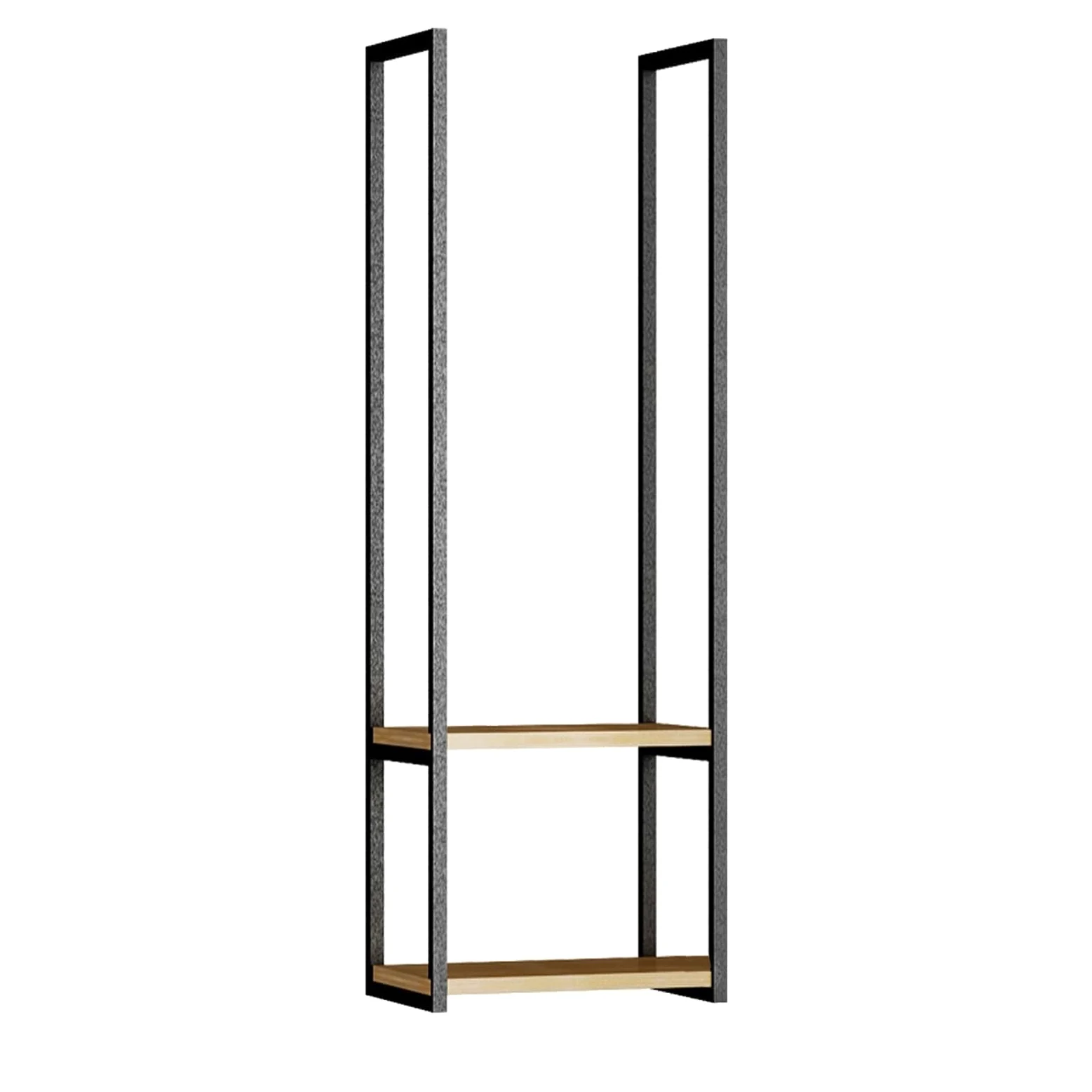 Scaffale sospeso in legno, 2 mensole da soffitto per piante e vino, salvaspazio, cucina per casa e ufficio, ideale per decorazioni e soluzioni di archiviazione