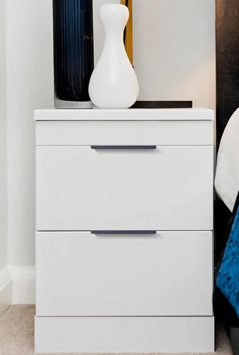 Maniglie nascoste per mobili, in alluminio, 600 mm, per armadi, porte, cassetti, 6 pezzi, colore nero