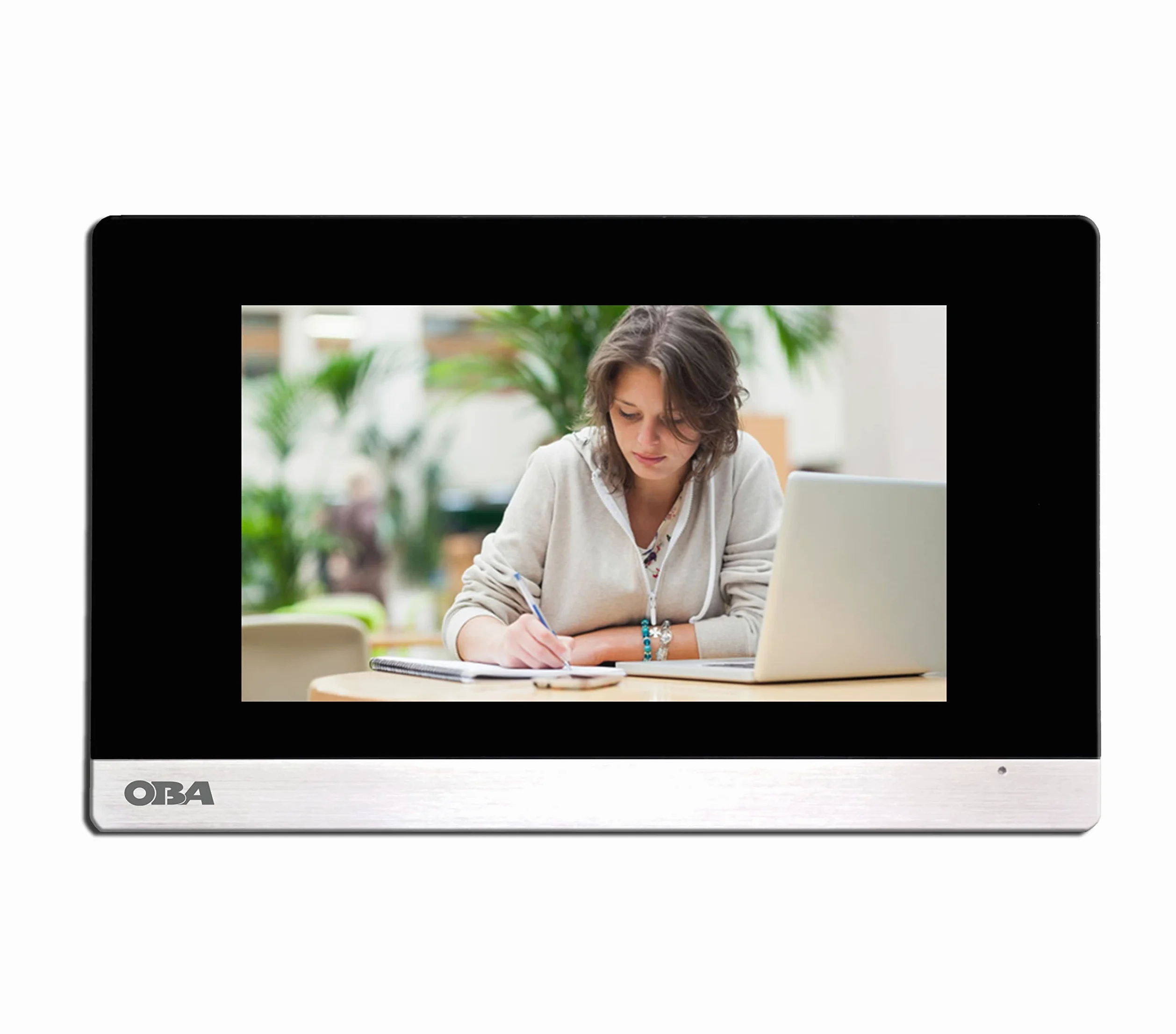 Videocitofono OBA WiFi APP Tuya,1080P 4 fili Telecamera Esterna Cablata,Registra Video/Foto,Apertura cancello tramite App