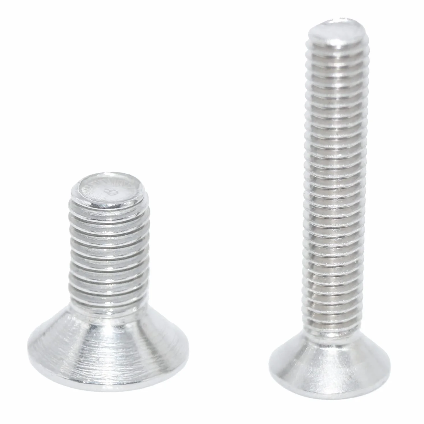 Viti a testa svasata con esagono incassato M2 x 5 ISO 10642 A2 acciaio inox 6 pezzi