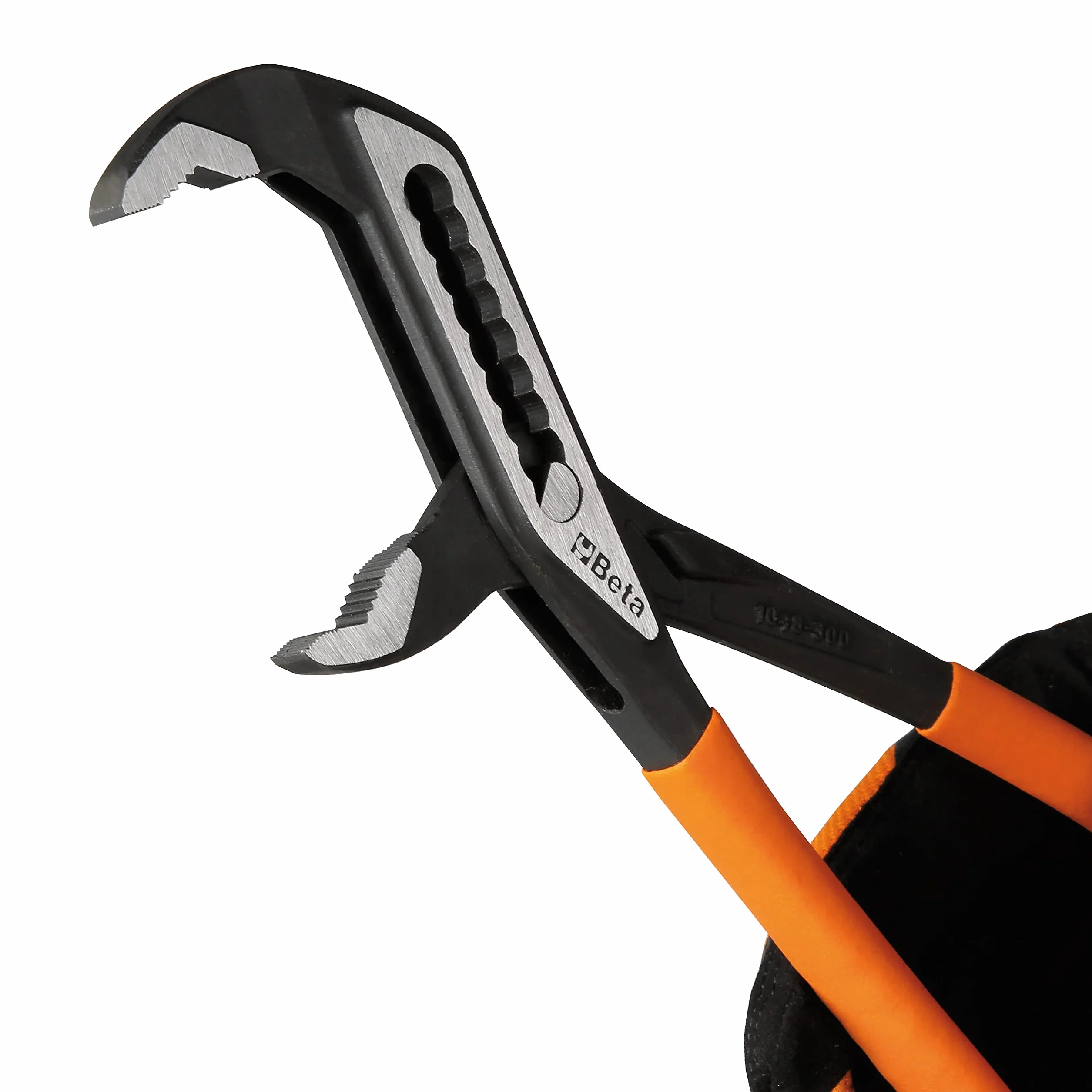 Beta 1048N Pinza Scanalata 6 Inch Acciaio al Cromo Vanadio Manici Antiscivolo PVC Capacità Ganasce 31-36 mm