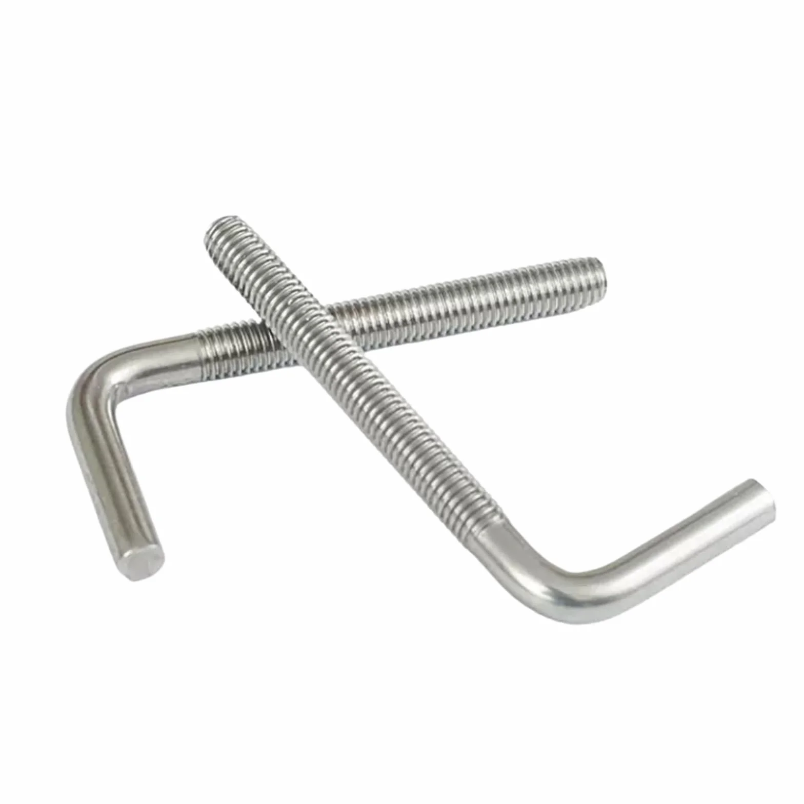 Bullone di ancoraggio ad angolo retto a forma di L in acciaio inossidabile 304 M6X50 5 pezzi