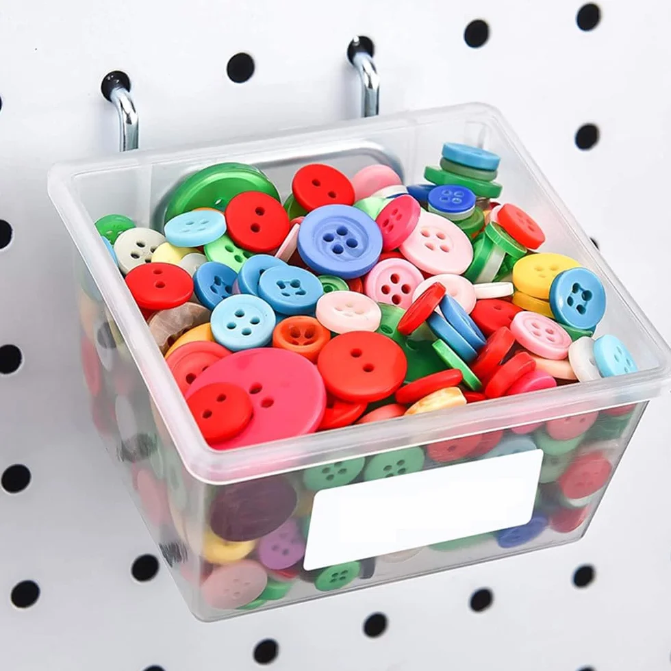 Ganci per pannello forato in metallo 5 cm accessori per garage officina