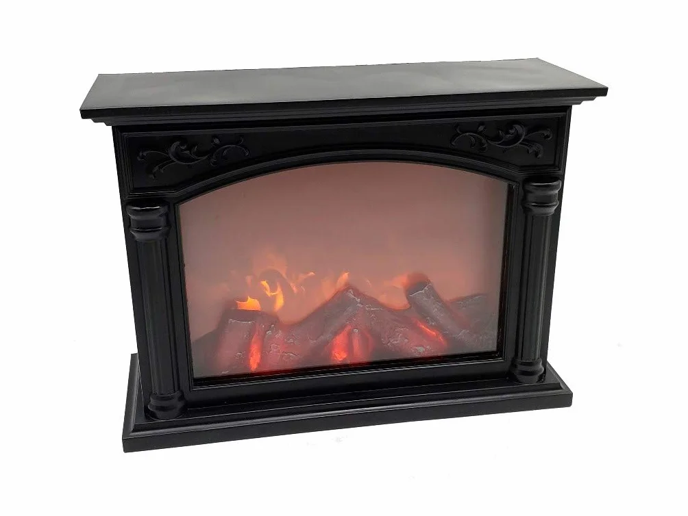Chimenea Decorativa LED Efecto Llama de Fuego Abs