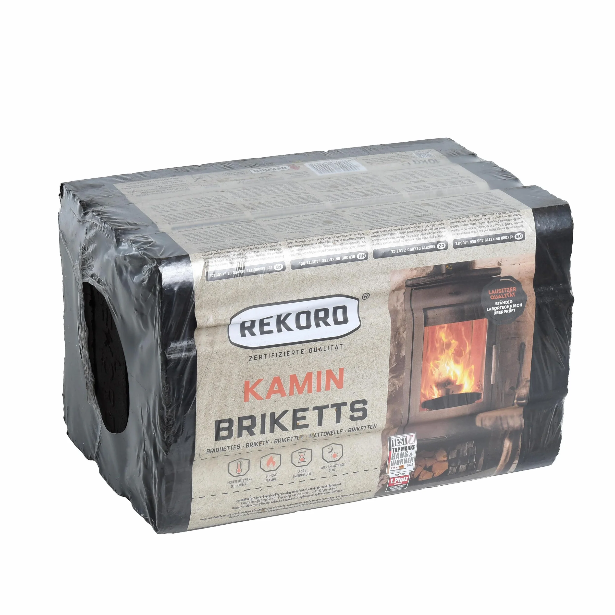 BRICCHETTI DI CARBONE REKORD 10 KG