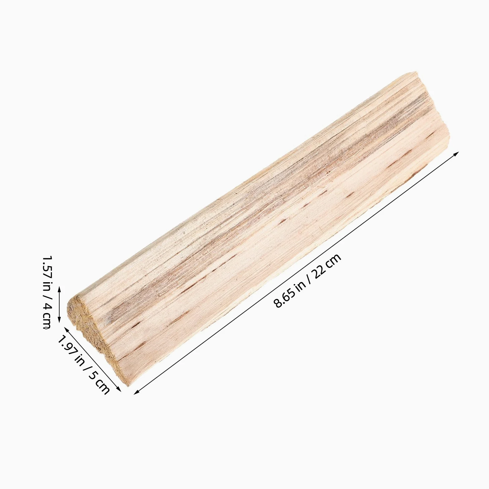 Alasum Legna da Ardere per Interni in Legno Duro 10 Pezzi, Alta Efficienza e Accensione Facile, per Camini Interni e Focolari da Giardino