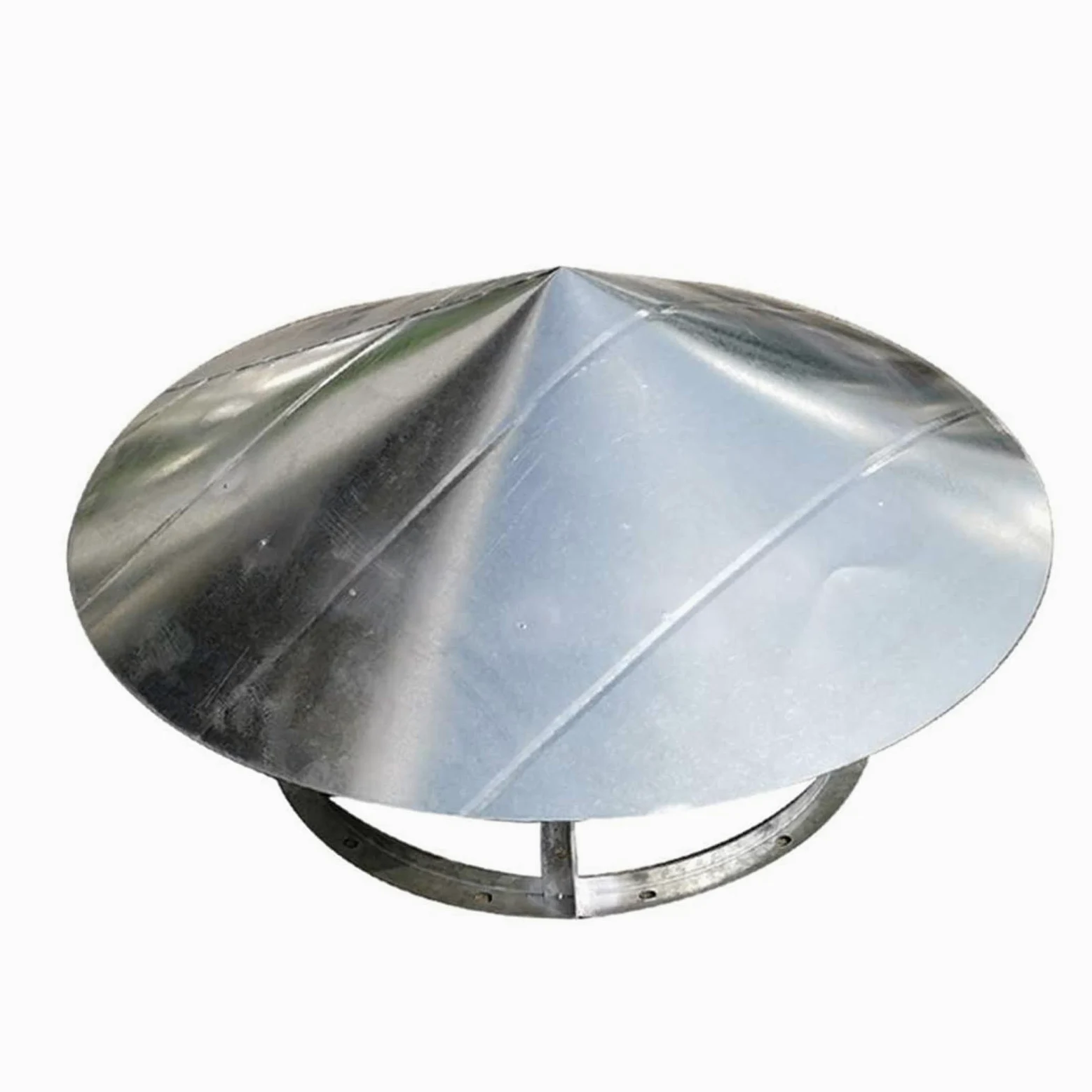 Camino sfiato Cappello Rotondo Tubo di Scarico Cappello parapioggia Ventilazione Tubo del Camino Hood Draught Fire Tetto Cowl,250mm