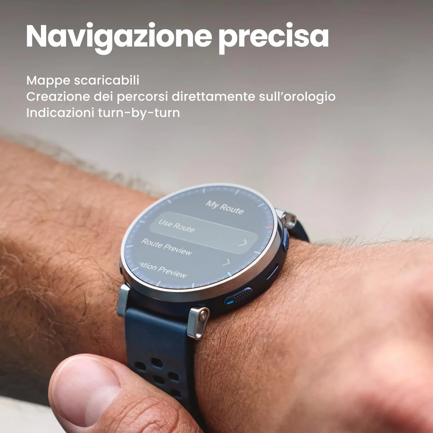 Amazfit Active 3 Premium 45mm Smartwatch GPS Running, AMOLED 1,32” Vetro Zaffiro, Batteria 12gg, 4GB, NFC, Mappe Offline, 170+ sport, 5 ATM, Cardiofrequenzimetro e Fitness Tracker per Android e iPhone