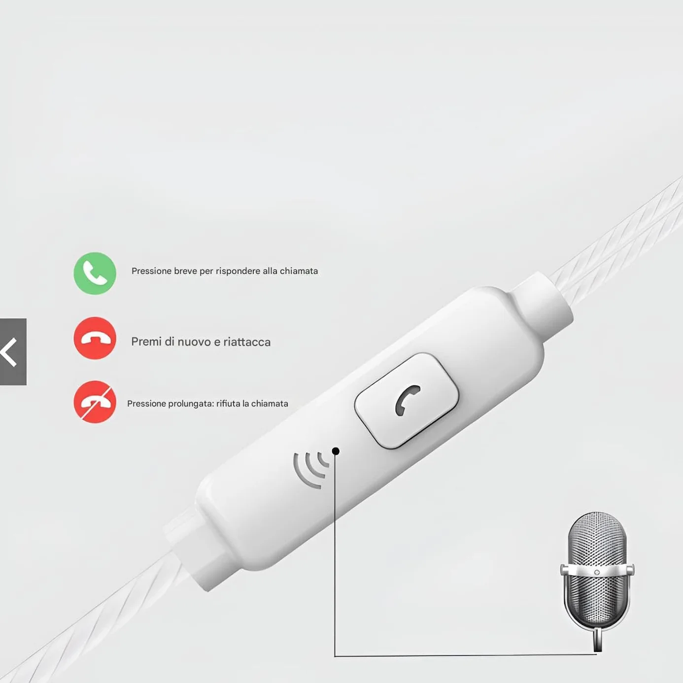 Generico Auricolari cablati, cuffie cablate | Telefoni auricolari con cavo | Auricolare a cavo Boost da 3,5 mm per la musica per allenamento per aerei da viaggio da viaggio
