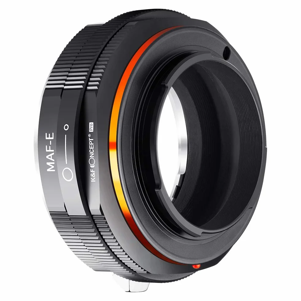 K&F CONCEPT Lente Mount Adattatore Manuale Fuoco: Compatibile con Compatibile con Compatibile con Compatibile con AF(Compatibile con Sony A) Lente a Compatibile con Sony E Mount Corpo Fotocamera