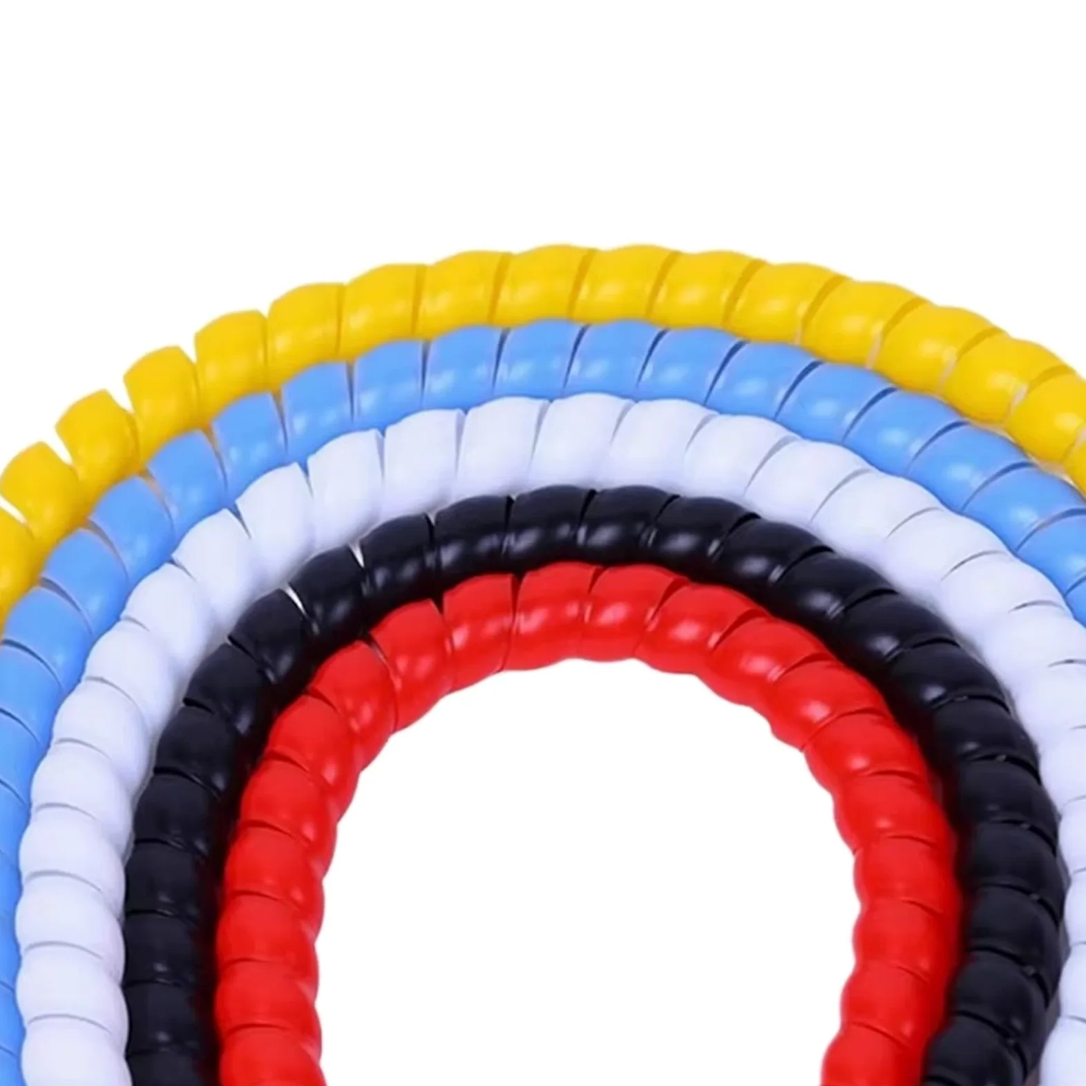 Spirale Cavi Elettrici Tubo di avvolgimento da 1,0 m 8/10/14/16/20/25 mm Organizzatore cavi Manicotto protezione del cavo Protezione a spirale(Color 2,22mm,1M)