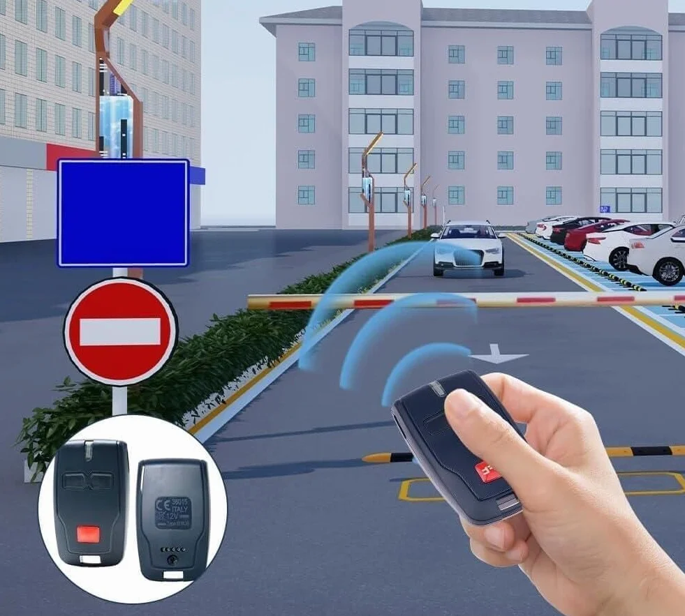 Telecomando BFT Mitto 2 433MHz 2 canali per apriportone garage portachiavi