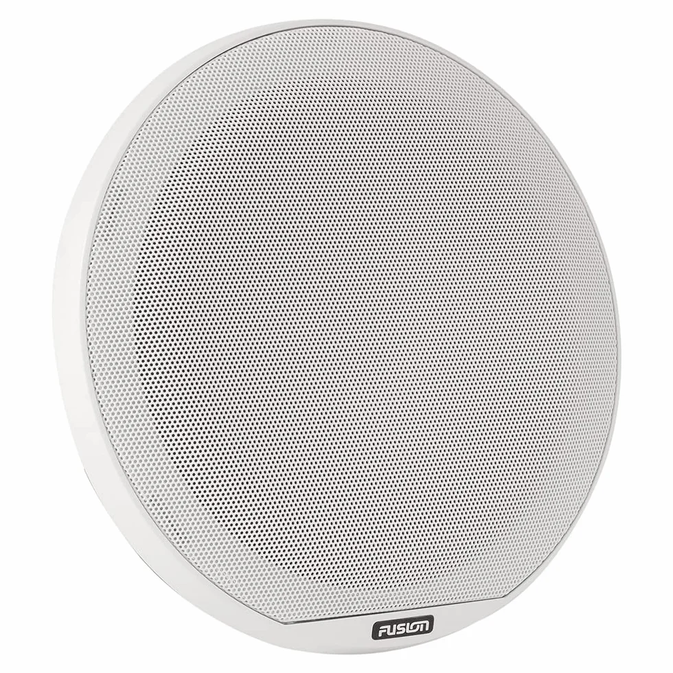 Fusion Signature Series 3, SG-S102W Classic White 10-inch Marine Subwoofer, a Garmin Brand