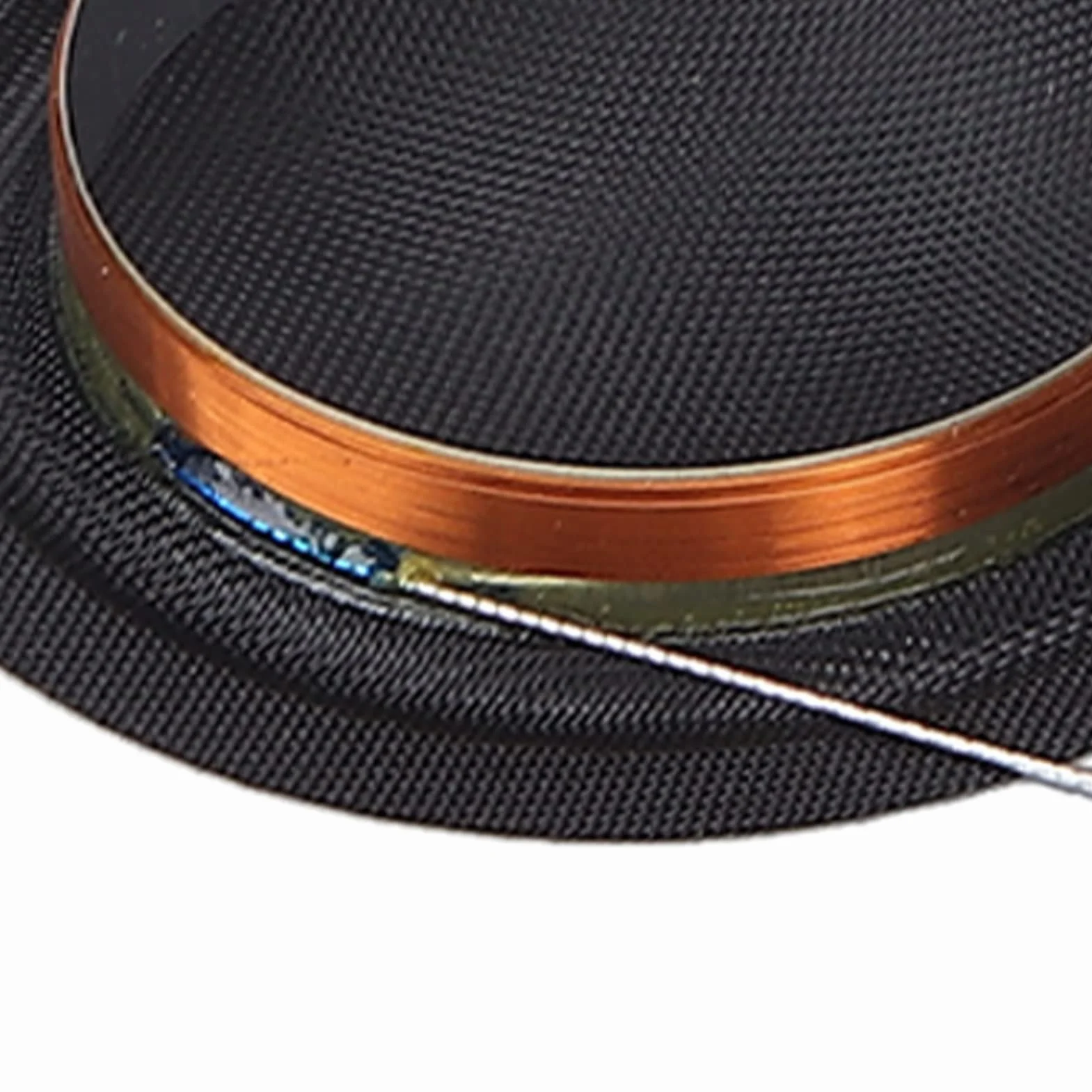 Annadue 2Pcs 25mm Tweeter Bobina Vocale, Pellicola di Seta per Dome Film, Sostituzione Fai da Te per Parti di Riparazione di Altoparlanti