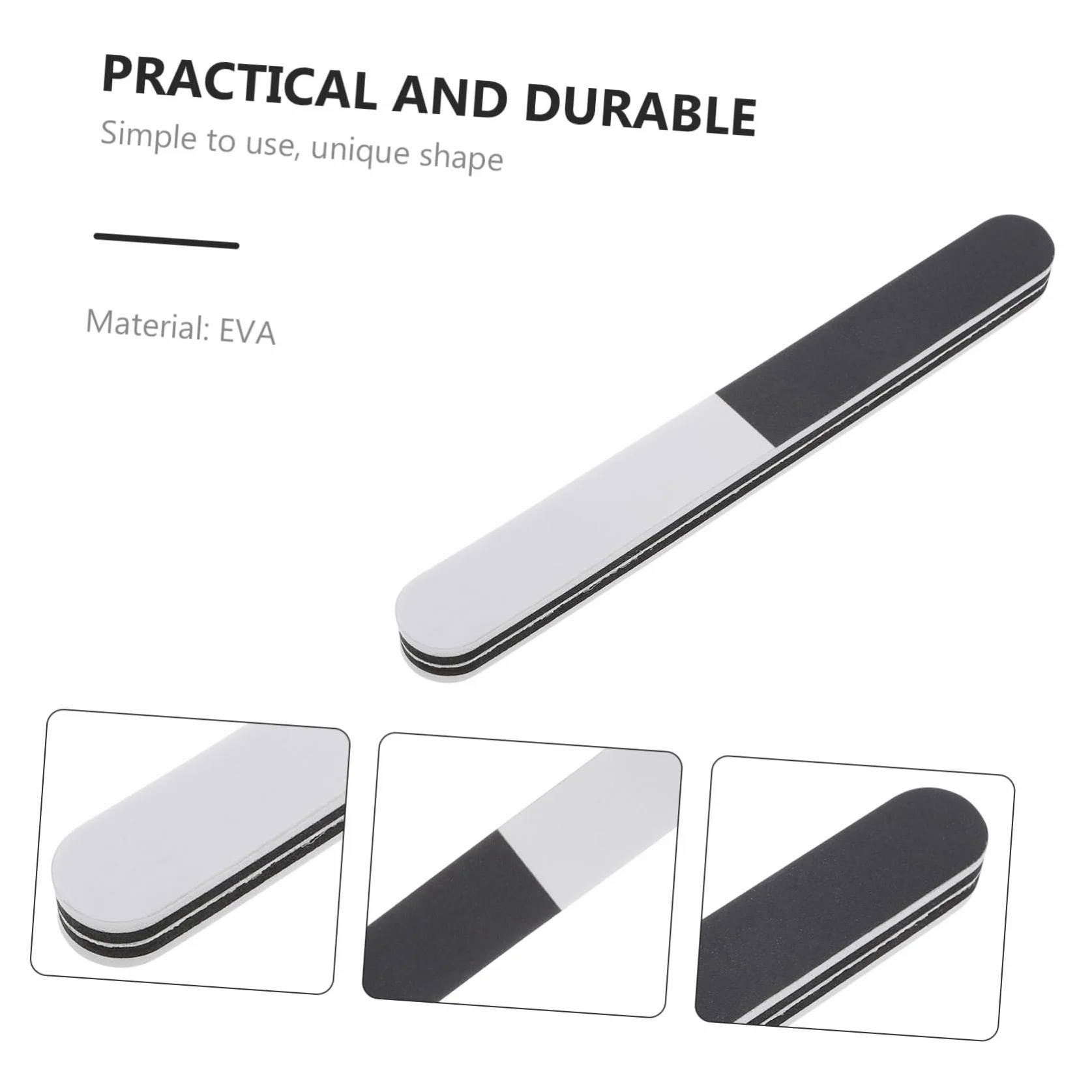 SOLUSTRE Bastoncini Abrasivi 5 Pezzi per Lucidatura Modelli in Eva Grana Completa per Superfici Plastiche