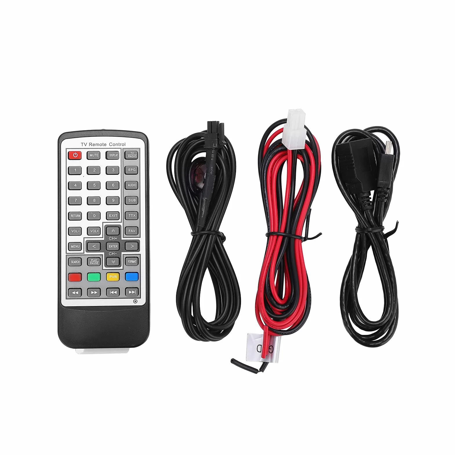 Sintonizzatore TV Digitale per Auto, Ricevitore TV Digitale per Auto H.265 DVB‑T2/T 6M/7M/8M Accessorio per Auto Antenna Ricevitore Sintonizzatore Analogico Telecomando