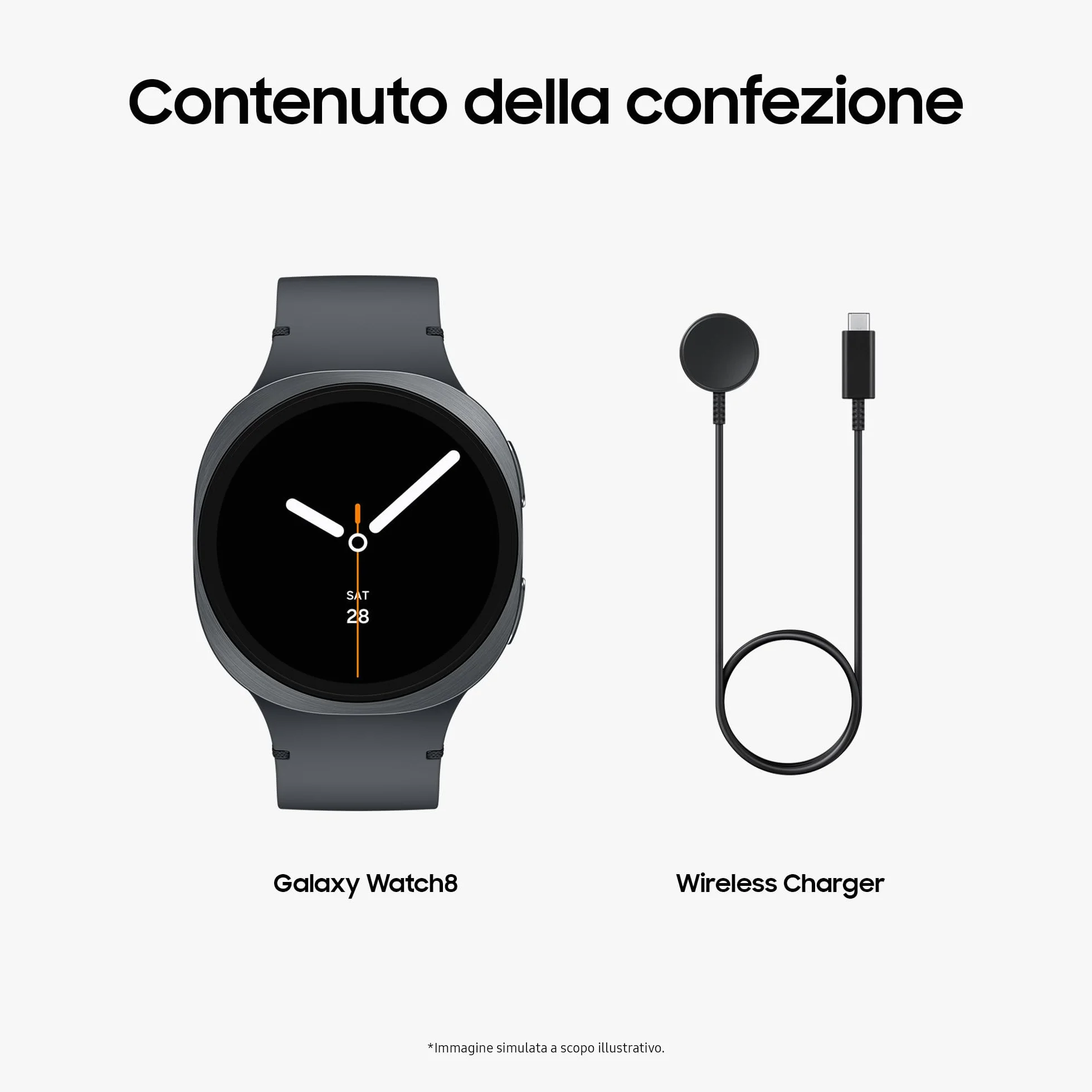 Samsung Galaxy Watch8 (Dark Gray, BT, 44mm) Smartwatch Galaxy AI, Allenatore Personale, Design Resistente agli Urti, Processore 3nm, Monitoraggio Attività Fisica e Sonno, One UI 8 [Versione Italiana]