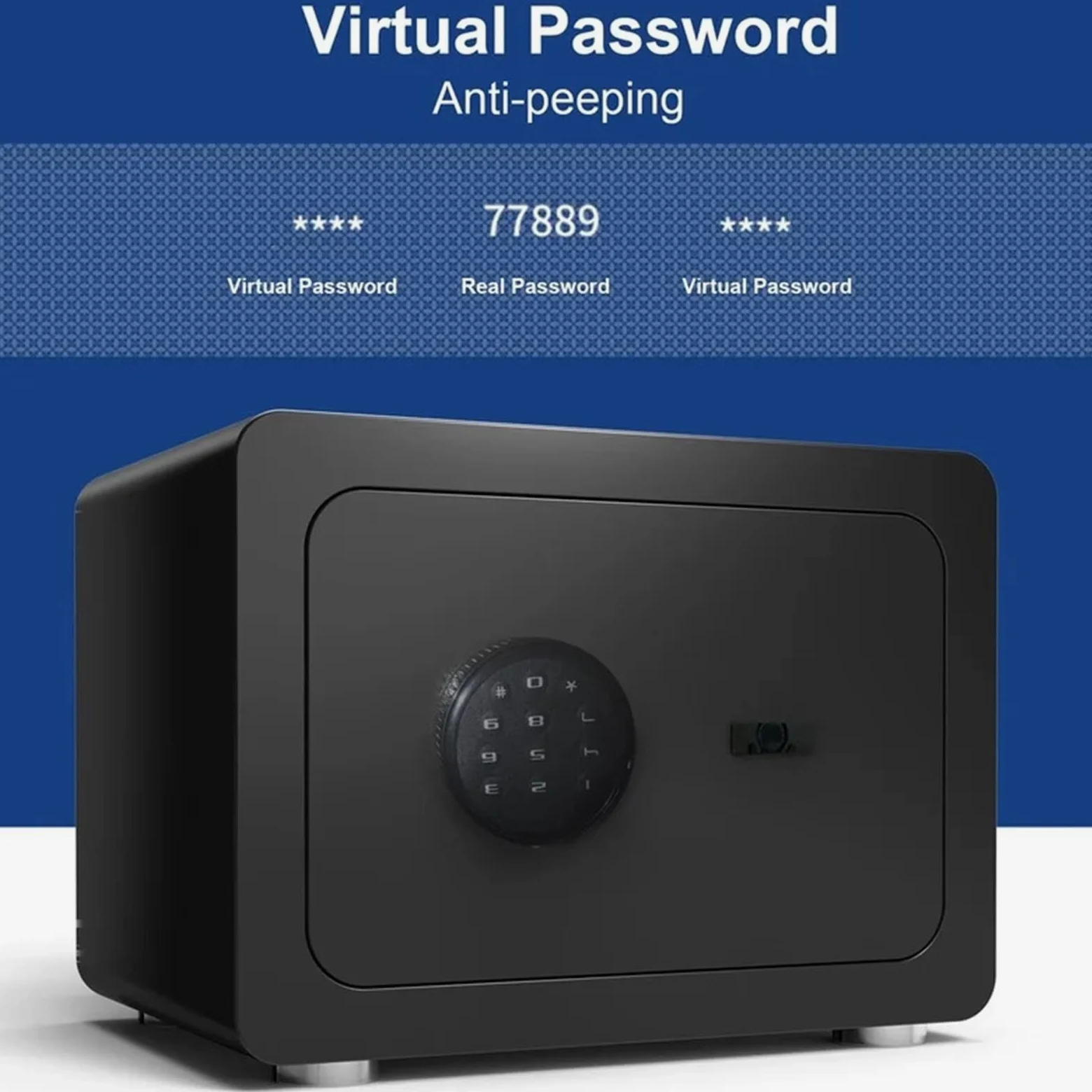 Casseforti Cassaforte per la casa con archiviazione Elettronica del codice digitaleLa cassaforte è Realizzata in Acciaio Inossidabile in Un Unico Pezzo Cassaforte antifurto
