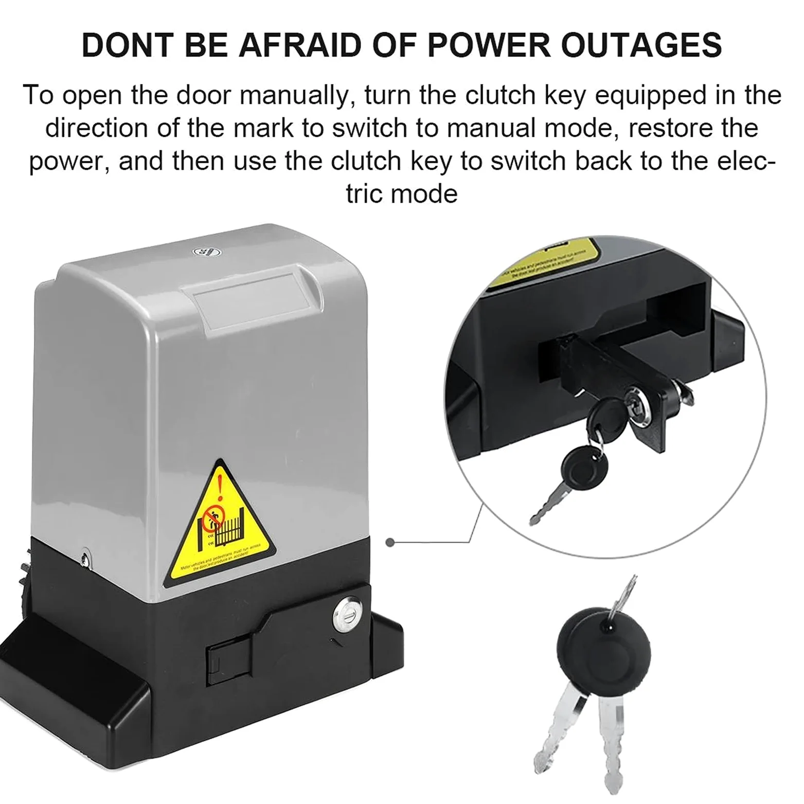 Per apricancello a battente 800-160. 0KGS 220VAC. Apriscatole del cancello scorrevole di ACDC. Motore come motore più stretto con kit di controller WiFi sensore di sicurezza(370W 0-800KG)