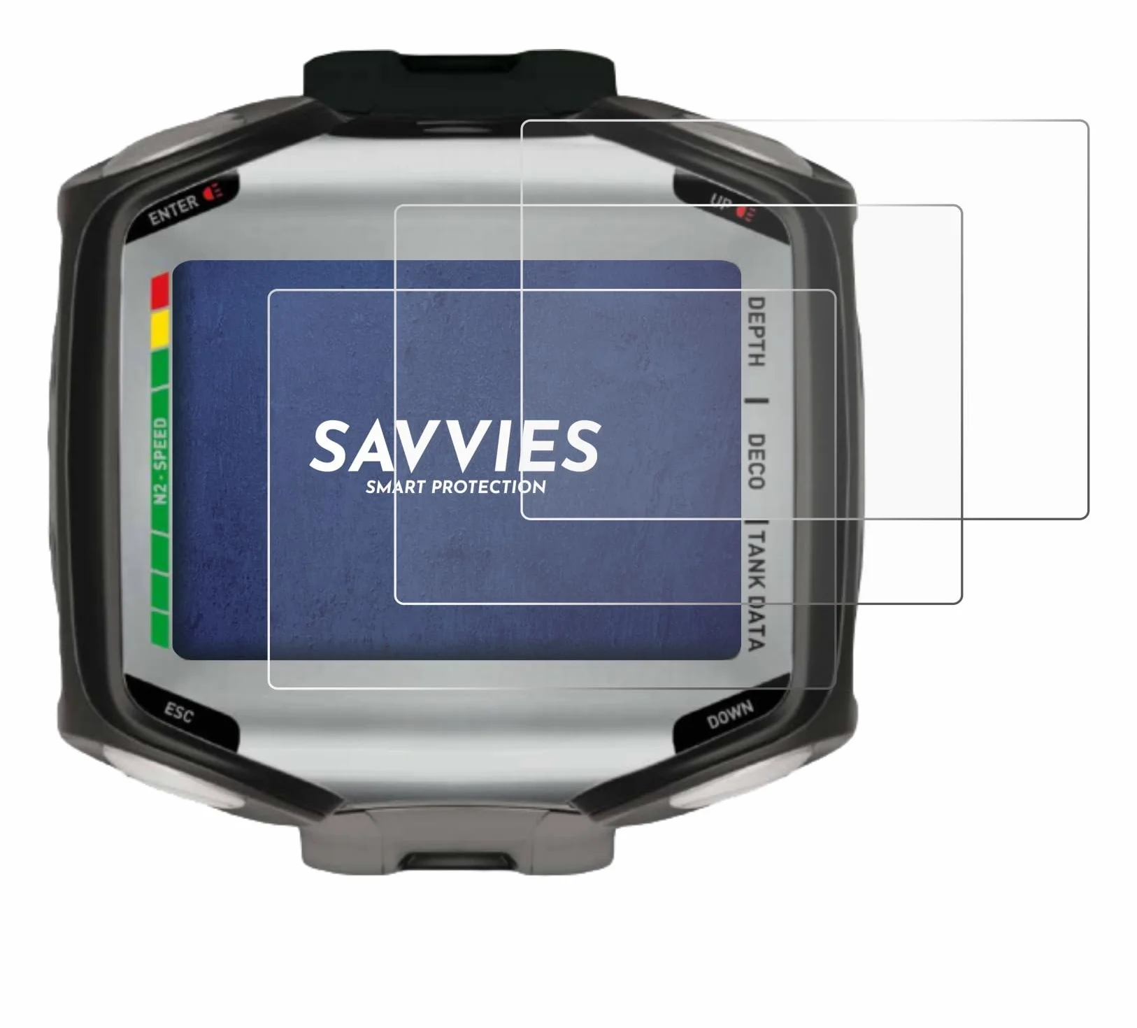 savvies 6 Pezzi Pellicola Protettiva per Mares Quad/Quad Air Protezione Schermo Trasparente