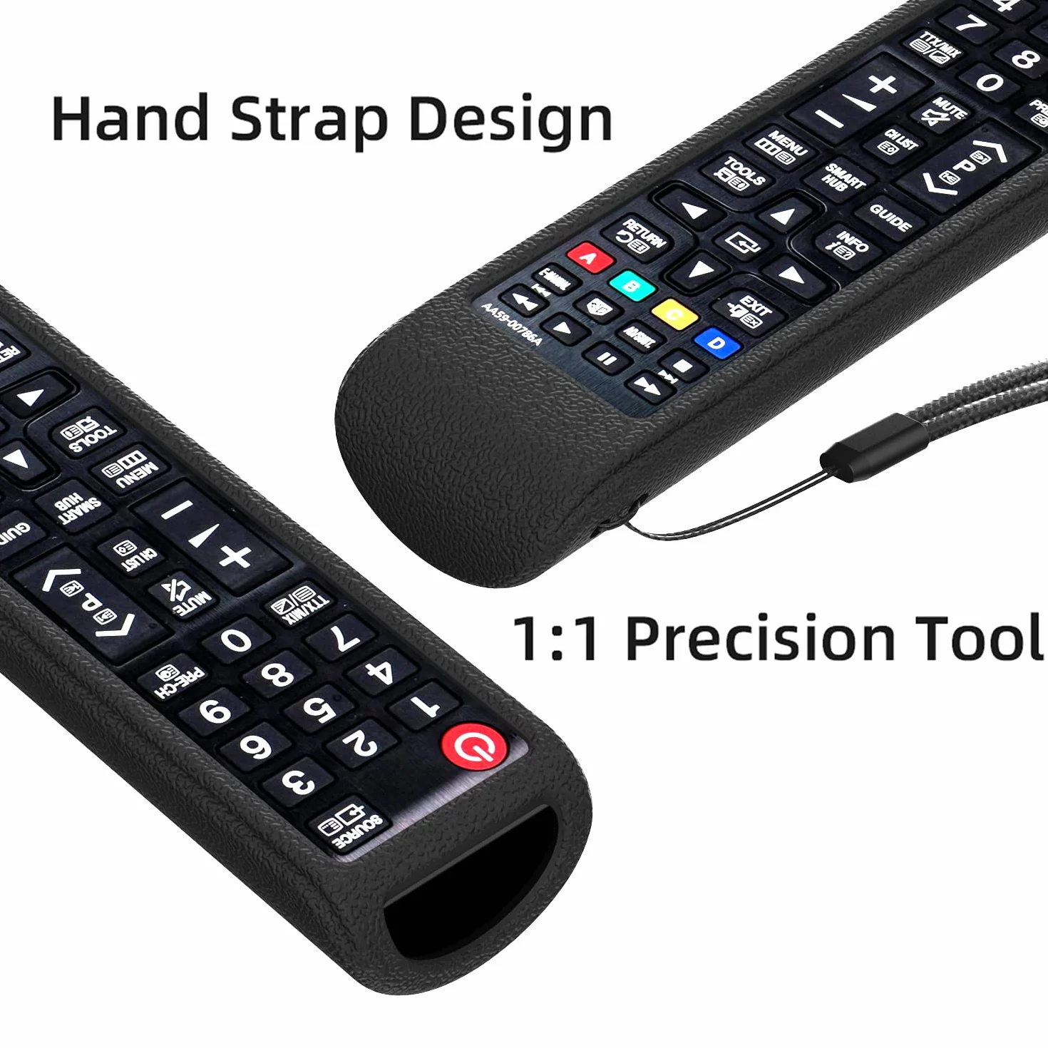 Custodia in Silicone per Telecomando Samsung Smart TV AA59-00741A BN59-01315B BN59-01303A BN59-01247A,Antiscivolo Guscio Cover Telecomando per Universale Samsung BN59-01199 BN59-01175 Series