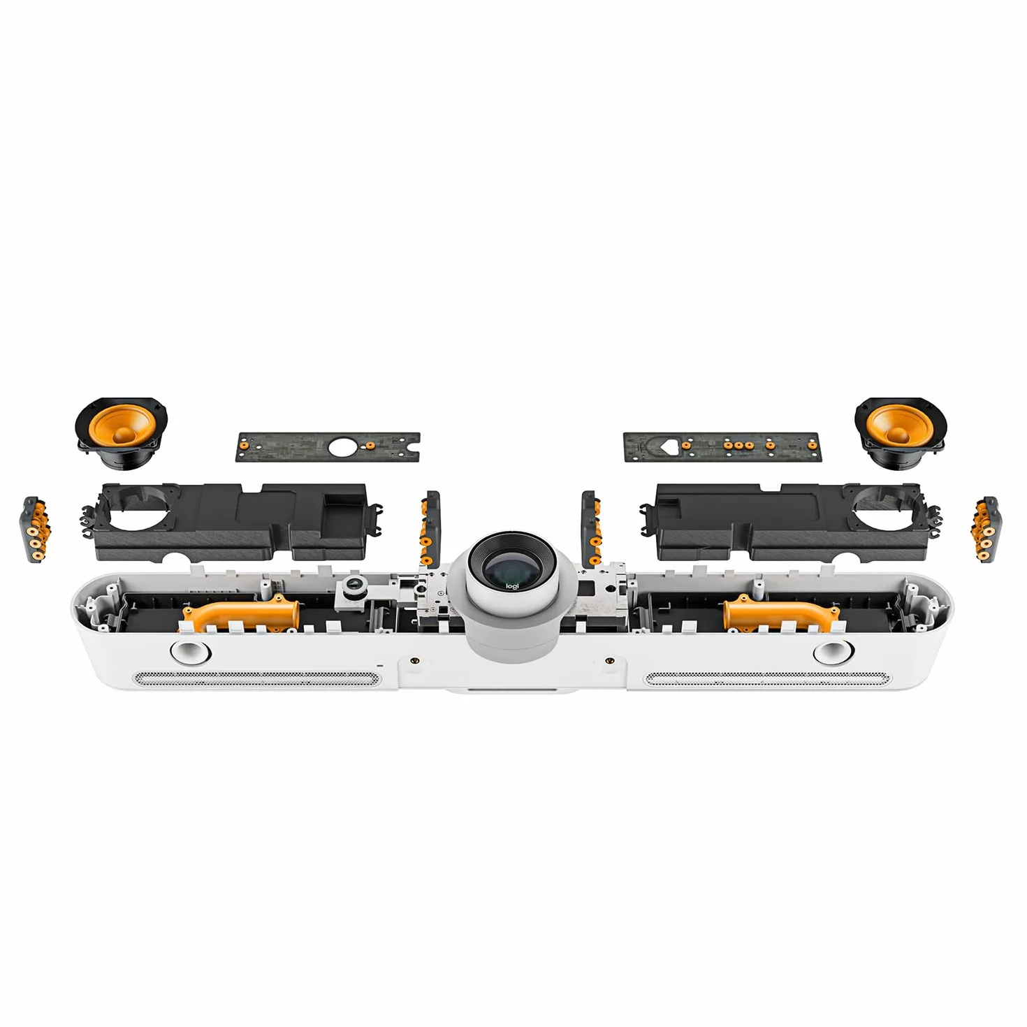 Logitech Rally Bar - 4K, 30fps, 90° FOV, 15x Zoom, Weiß
