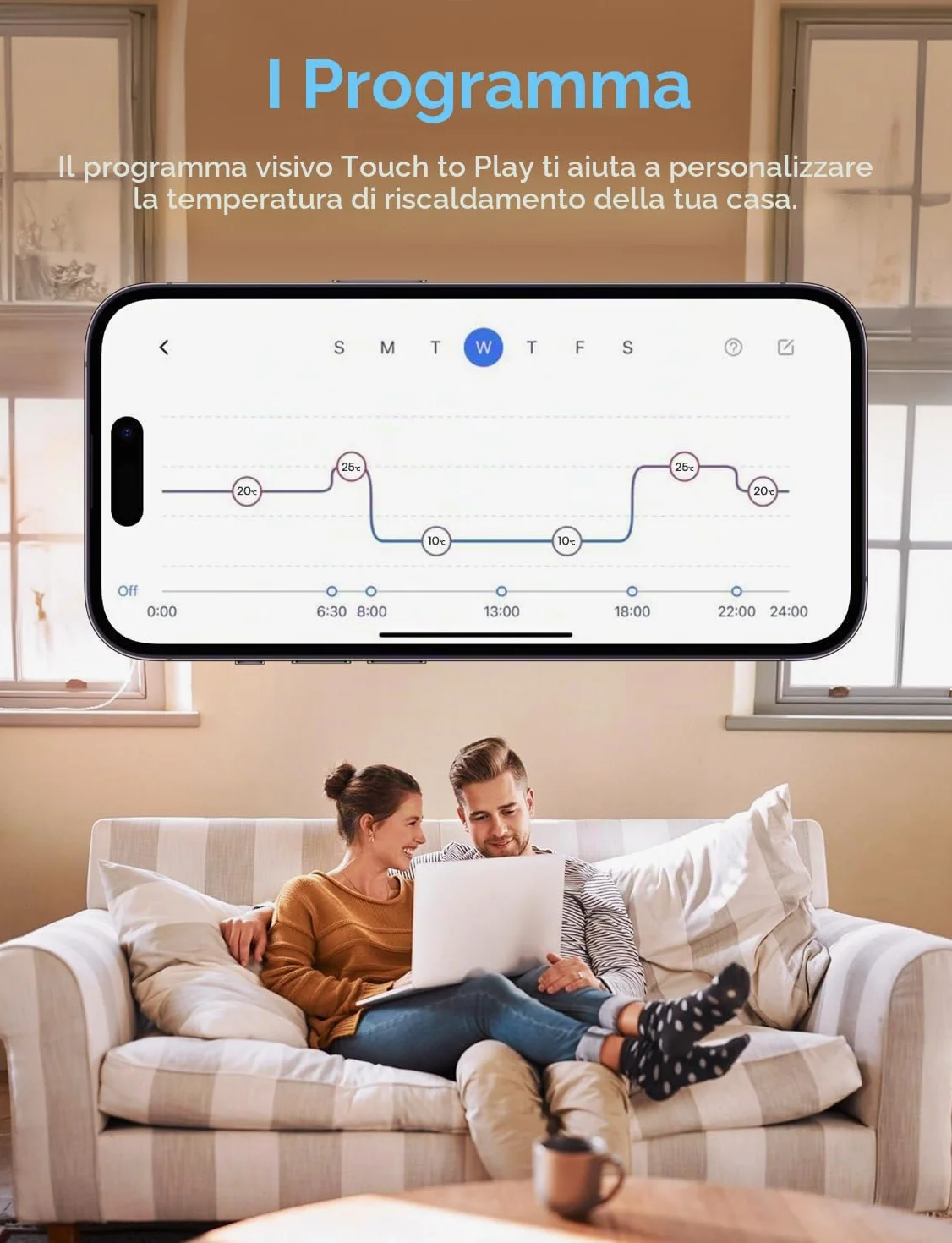 meross Valvola Termostatica Intelligente Wifi - Smart Termostato per Termosifone, Compatibile con HomeKit, Siri, Alexa e Google Assistant, Telecomando, 6 Adattatori, 1pz (Hub non incluso)