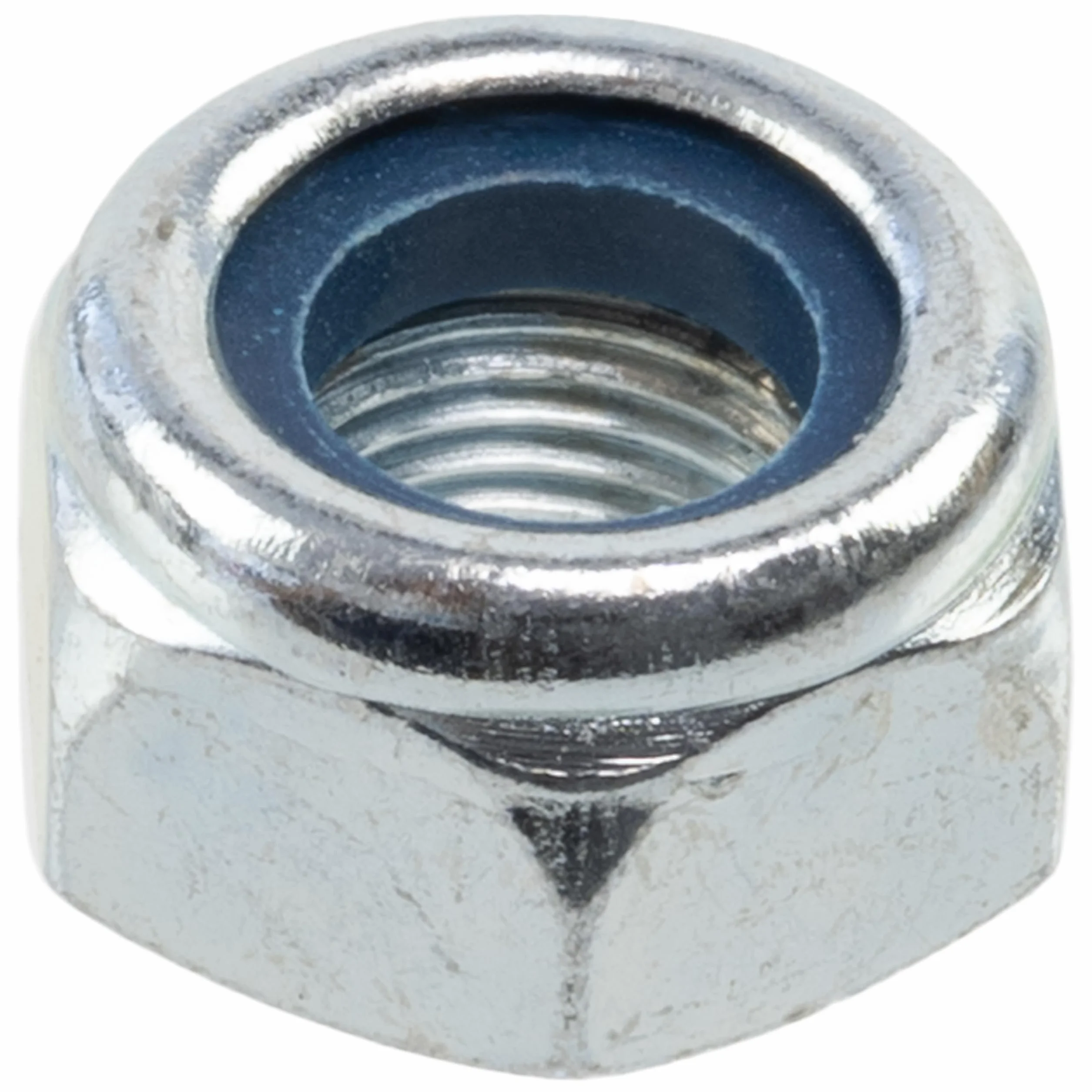 AERZETIX Set di 20 Dadi di bloccaggio M10x1mm esagonali acciaio zincato argento