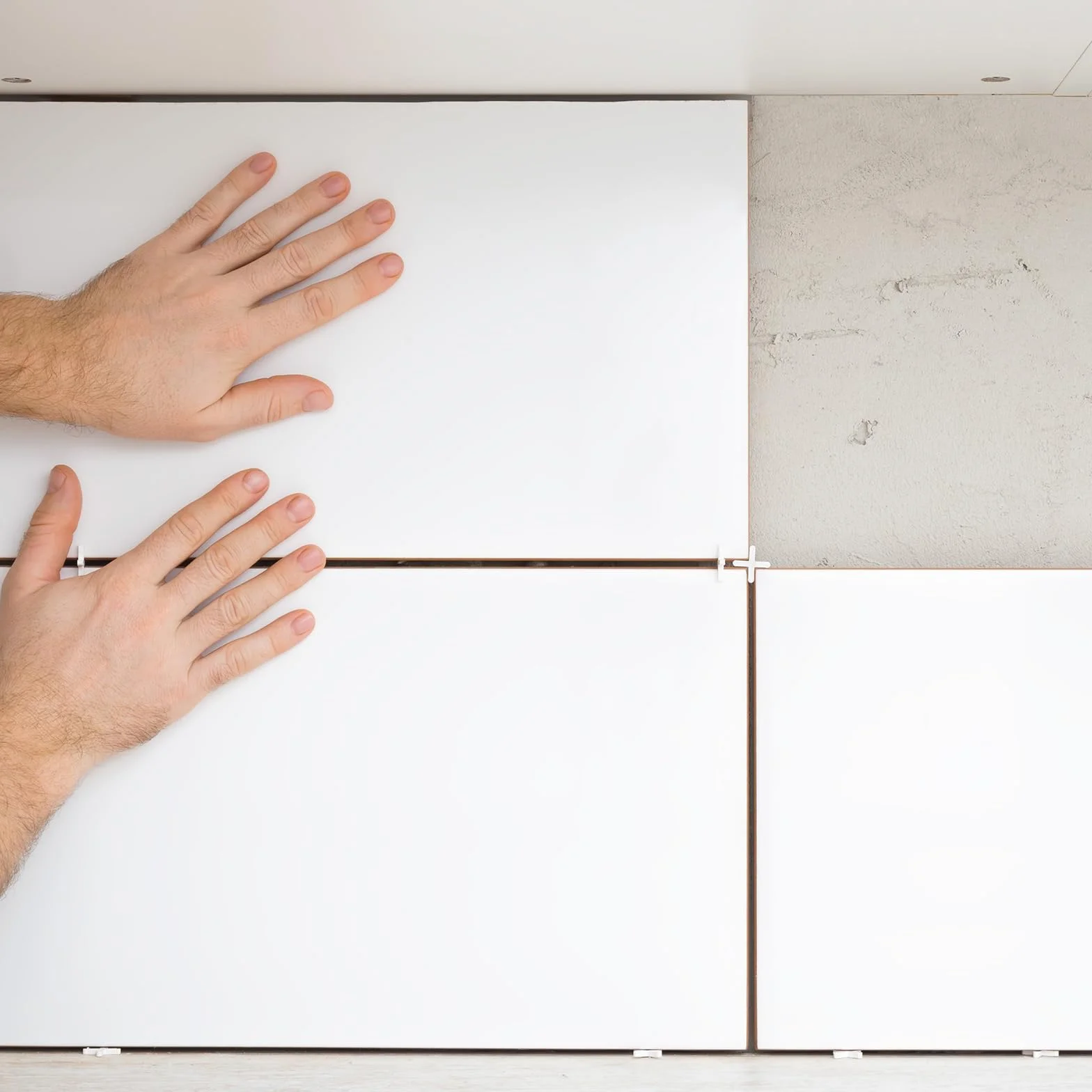 QUARKZMAN Separatori per Piastrelle 2mm Croce in Plastica Rigida Livellatore Spaziatura Clip per Piastrelle Ceramiche