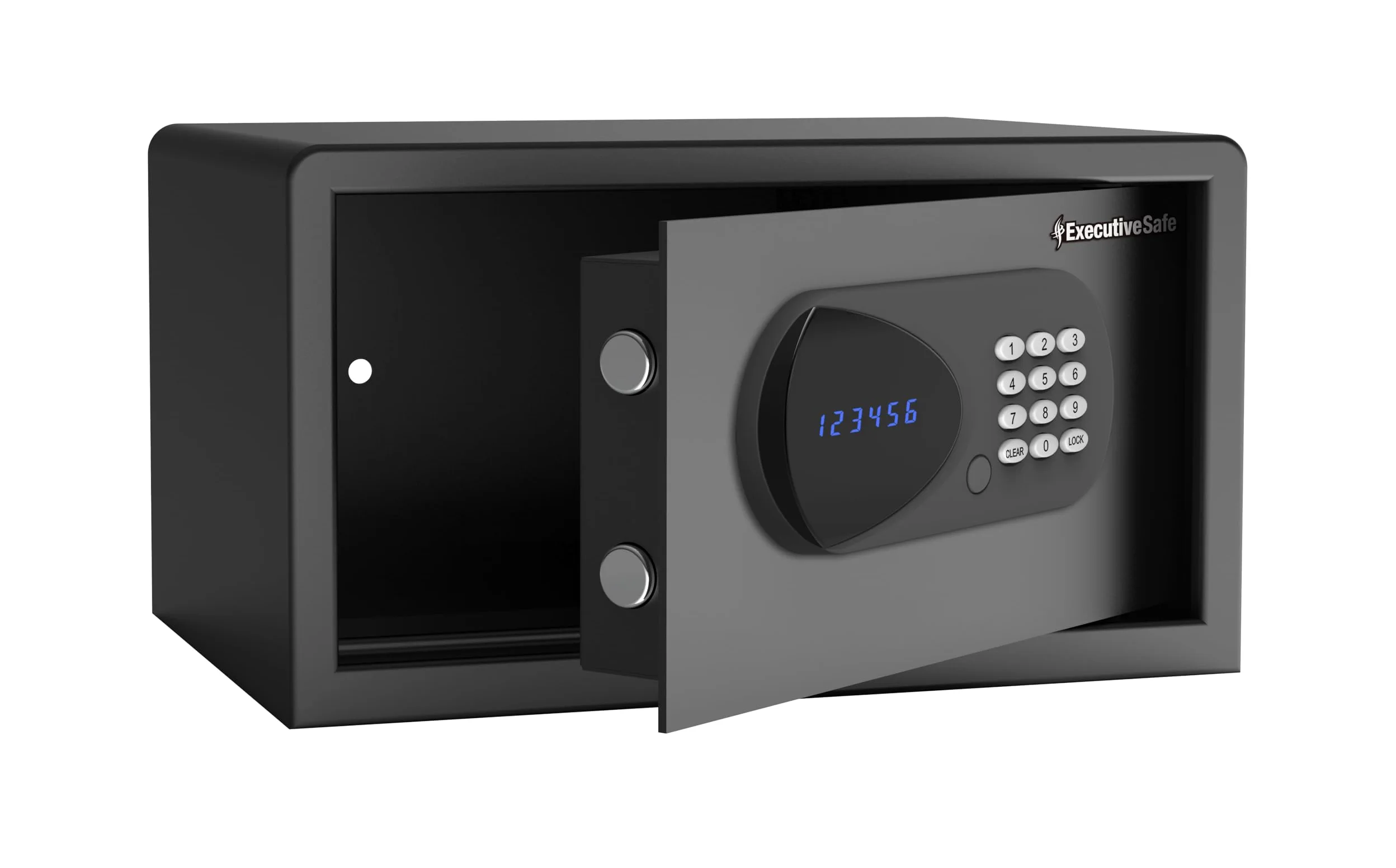 ACS-2 Cassaforte digitale compatta per hotel e ufficio piccola cassaforte | Tastiera elettronica, bulloni motorizzati, porta USB, chiavi di emergenza, display a LED, cassaforte di sicurezza 13.9L