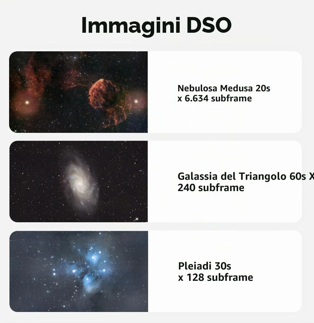 DWARFLAB DWARF 3 - Telescopio intelligente facile da padroneggiare, cattura astronomy/fauna selvatica/panorama con doppio sistema di imaging, elaborazione cloud, tracciamento