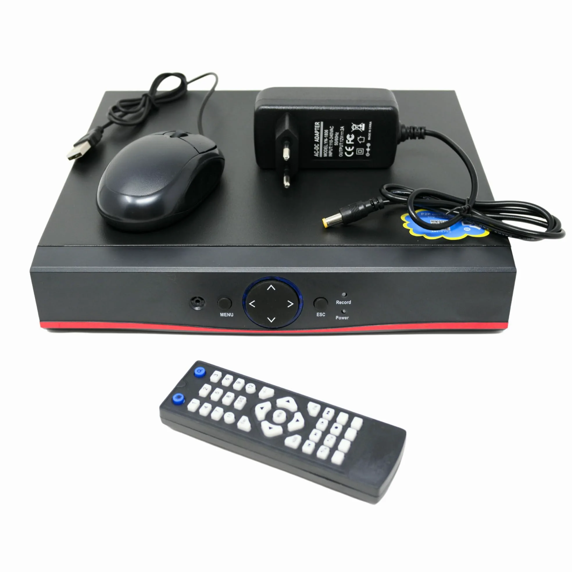 DVR 8 CANALI CON HARD DISK 2 TERA IBRIDO 2 MPX 5 IN 1 P2P CON USCITA VIDEO BNC COMPATIBILE CON TUTTE LE TELECAMERE…