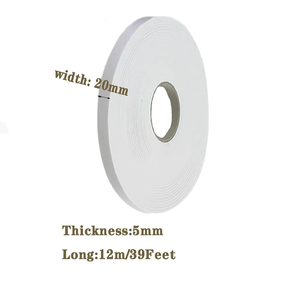 Striscia isolante in fibra ceramica ad alta temperatura (12 m), ignifuga, per forni, stufe, condotti e uso industriale (20 mm x 5 mm)