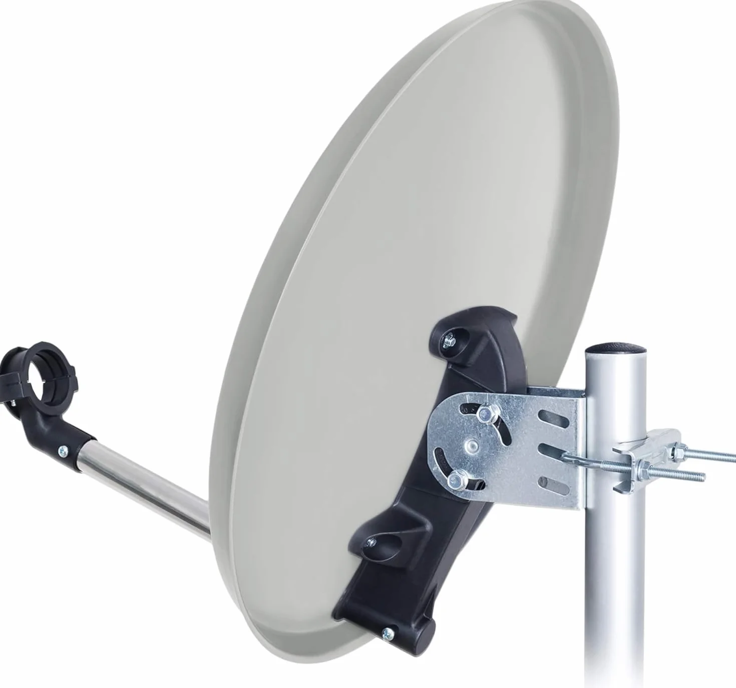 HB DIGITAL - Impianto mini satellitare, 40 cm, parabola + treppiedi da campeggio (opzionale) + Opticum LNB 0,1 + cavo da 10m