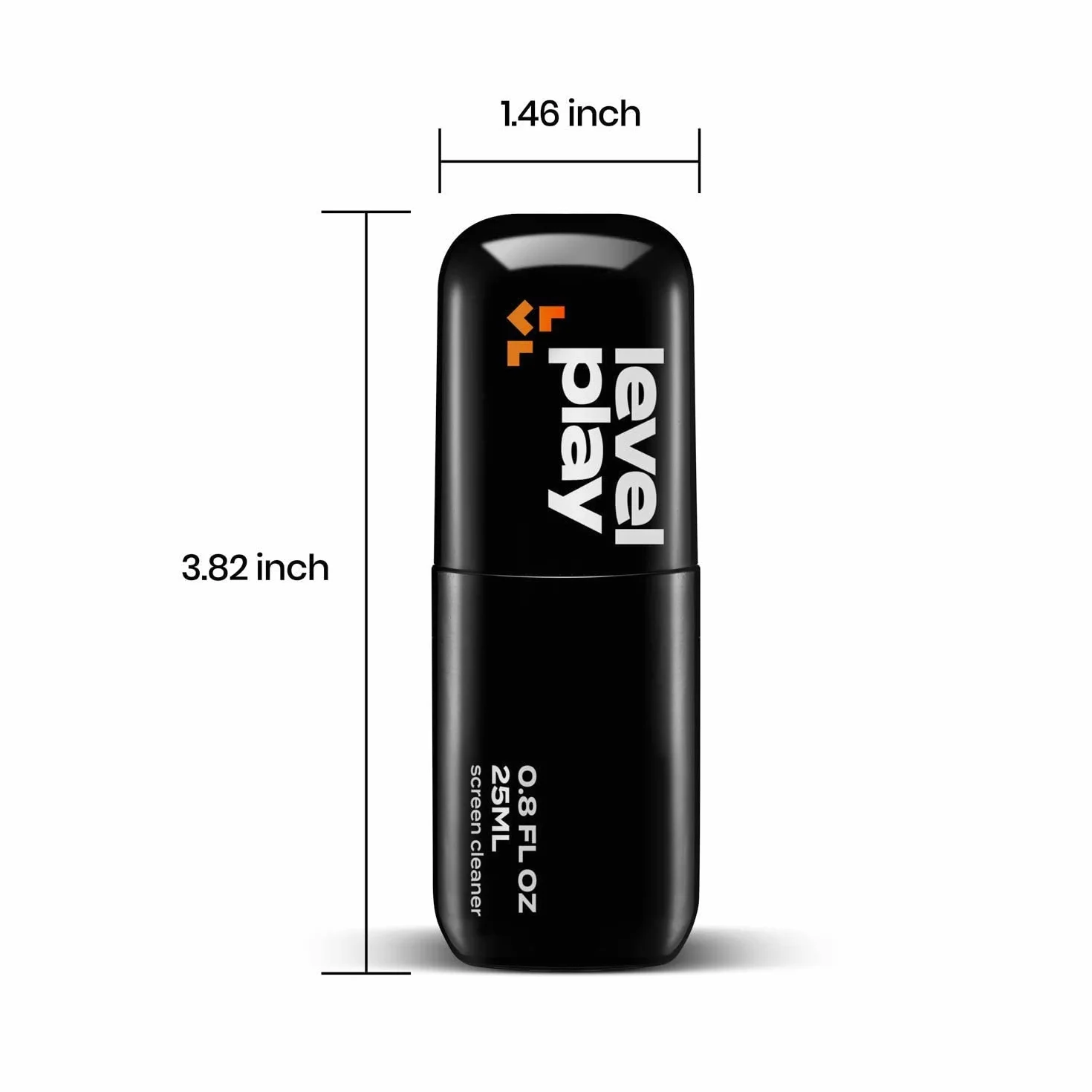 Levelplay Kit Pulizia Schermi - Kit per Touchscreen, Monitor e Lenti Resistente a Impronte Digitali, Formula Senza Alcol e Ammoniaca, Salvietta in Microfibra Lavabile - Flacone Spray 25 ml Per Viaggi