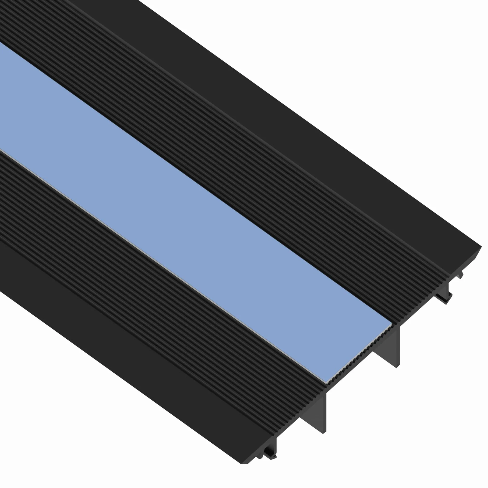 Cablecoach Canalina per cavi da pavimento FK1875SW1 1 m Nero/Grigio