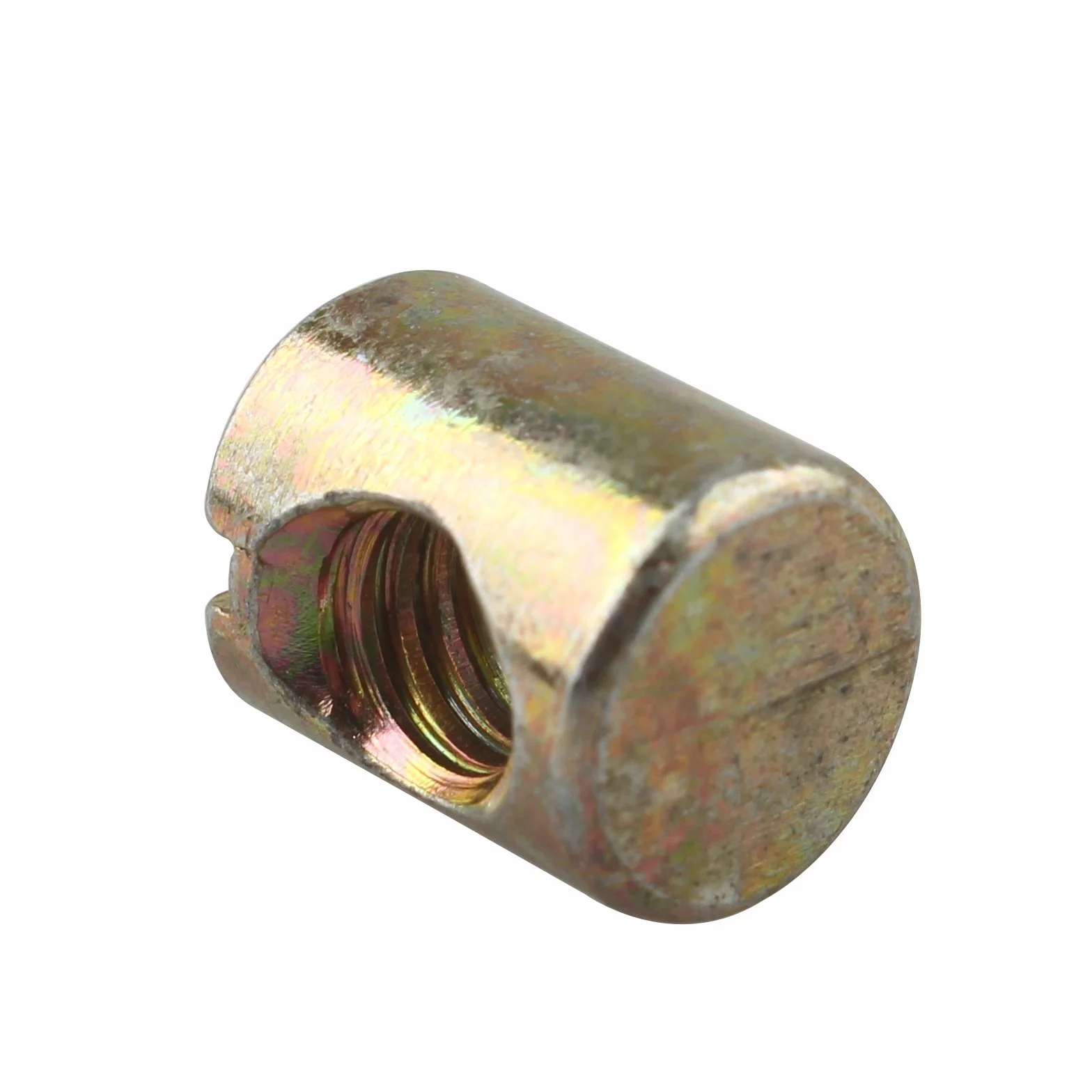 Titanio Barrel Dadi M8 15 mm per Mobili Letto Sedie 10 Pezzi