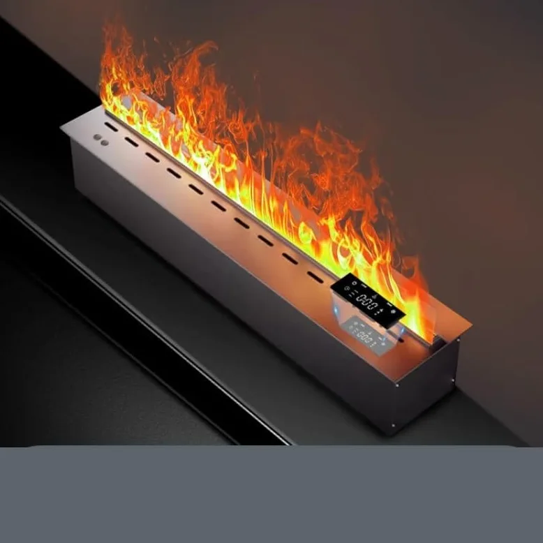 Camino da Interno Camino elettronico ad atomizzazione con fiamma simulata 3D incorporata, camino elettrico, umidificatore for soggiorno(1000mm)
