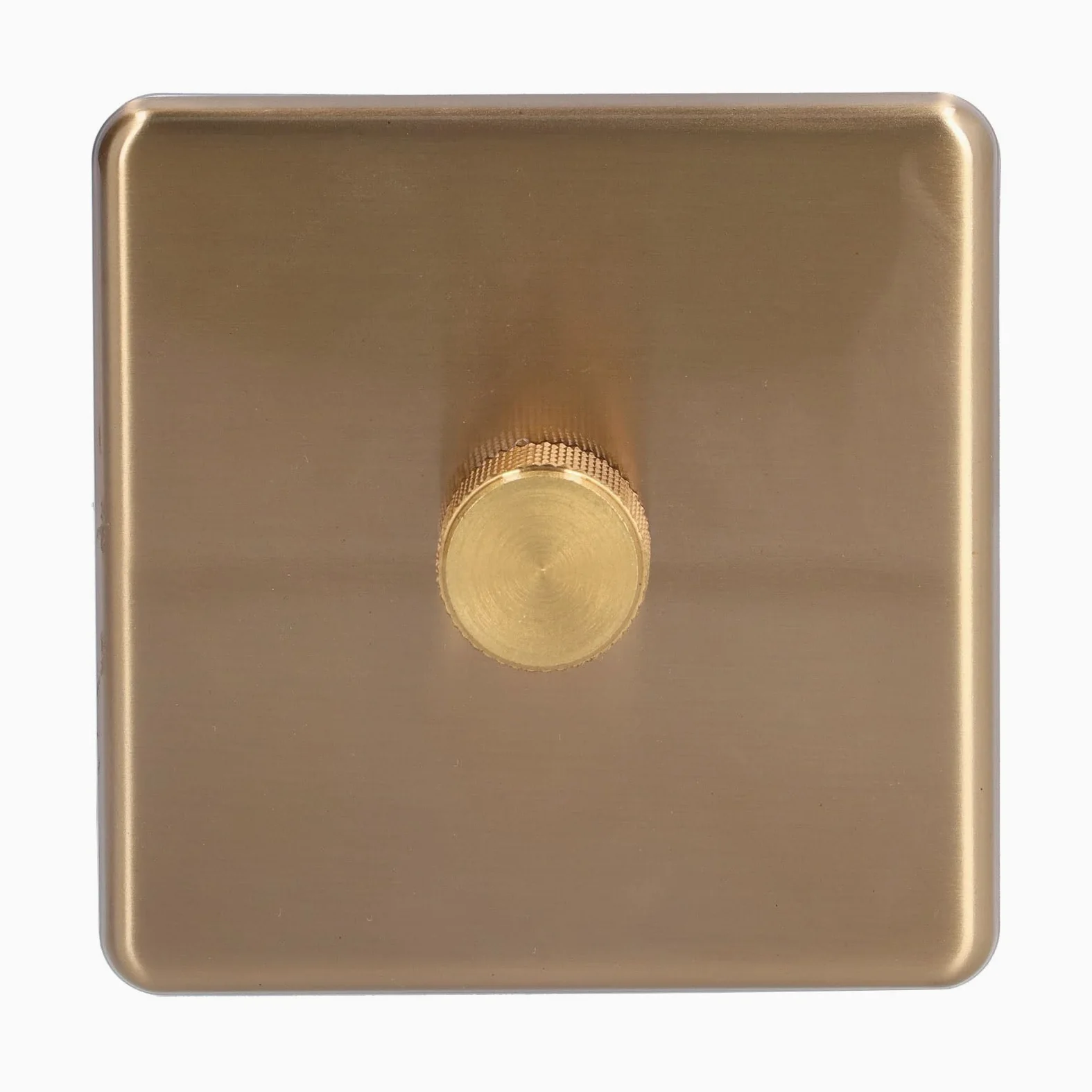 Interruttore Dimmer Regolatore Luce Ottone Spazzolato AC220V per Uso Domestico Ambiente Casa