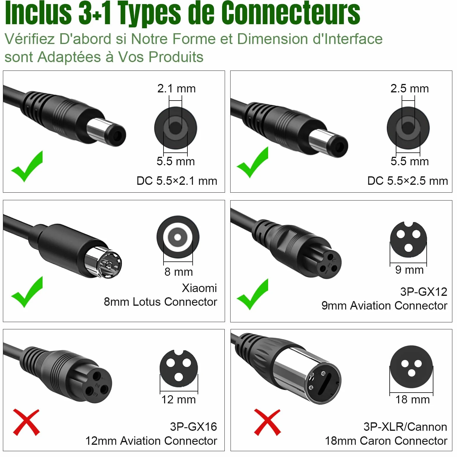 Caricatore per Monopattino Elettrico, Caricabatterie 42V 3A per Hoverboard, Caricatore per Batteria Monopattino 36V