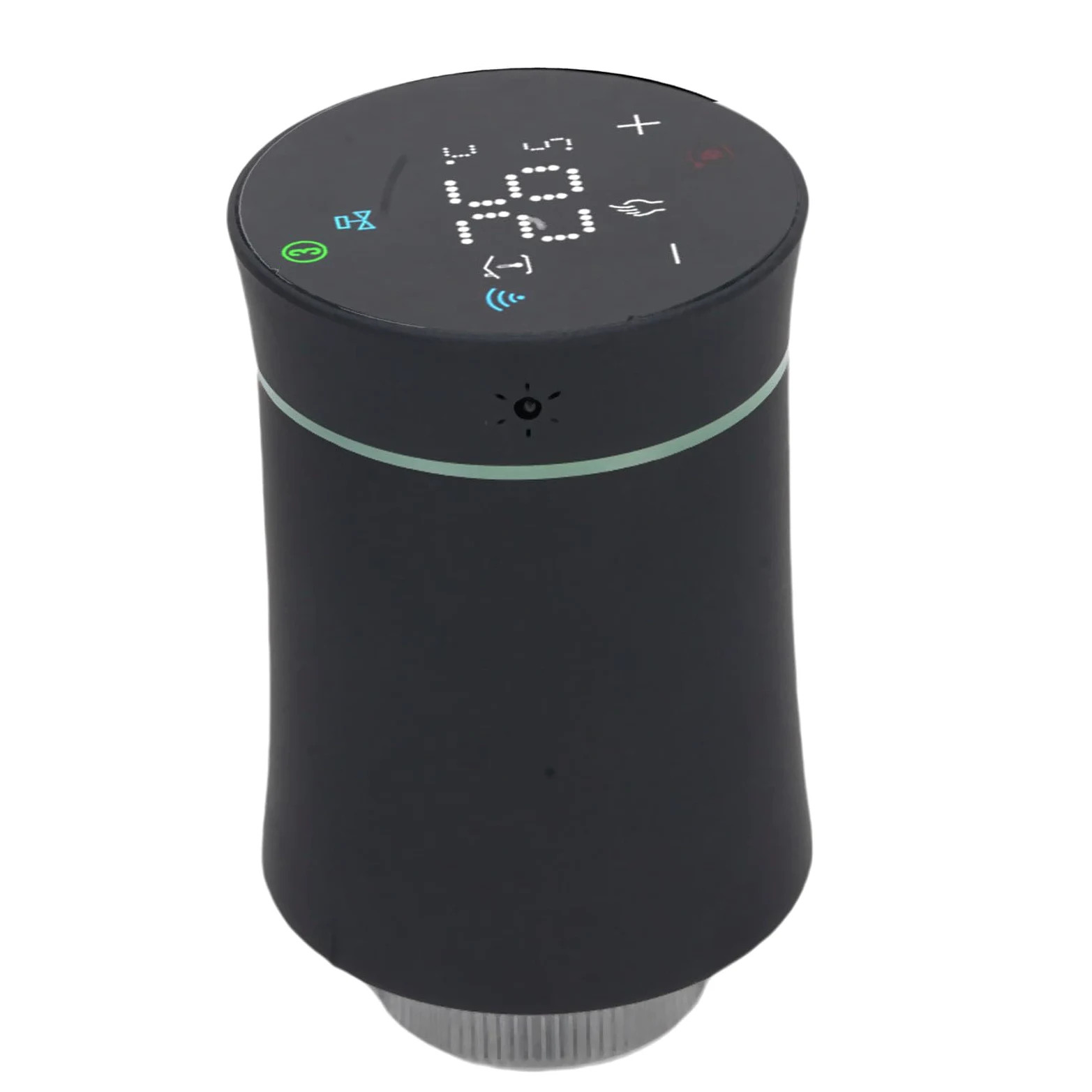 Bewinner Valvola Termostatata Intelligente per Termosifone, Valvola Termostatica Programmabile con Controllo Vocale e App per Riscaldamento, Display LCD, Modalità Multiple, Programmazione