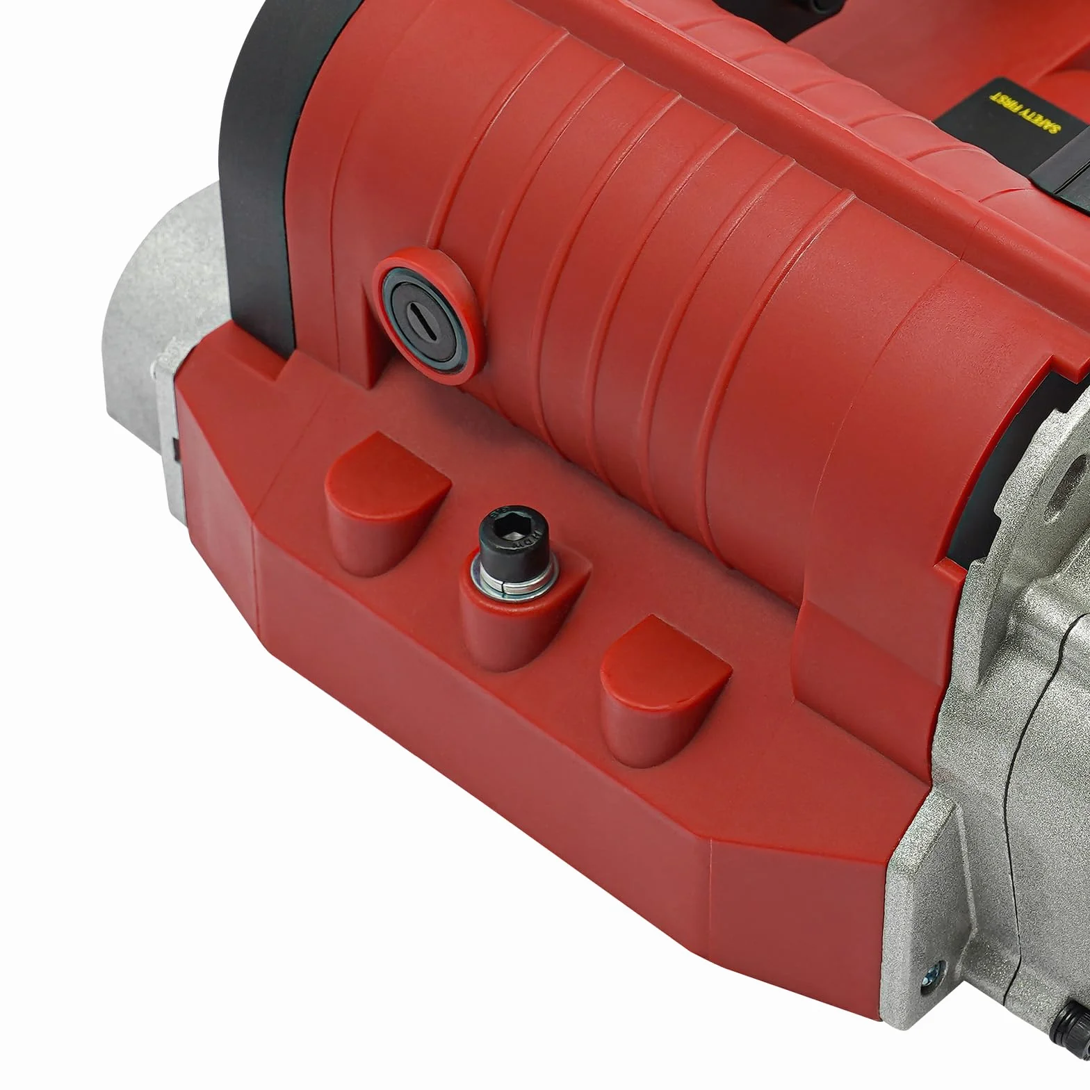 Fresa per calcestruzzo, 4580 W, 3500 u/min, 15 cm, larghezza 1-4 mm, regolazione della profondità, lame in acciaio al tungsteno, connettore aspirapolvere, cavo da 3 m, rosso, per intonaco, cemento