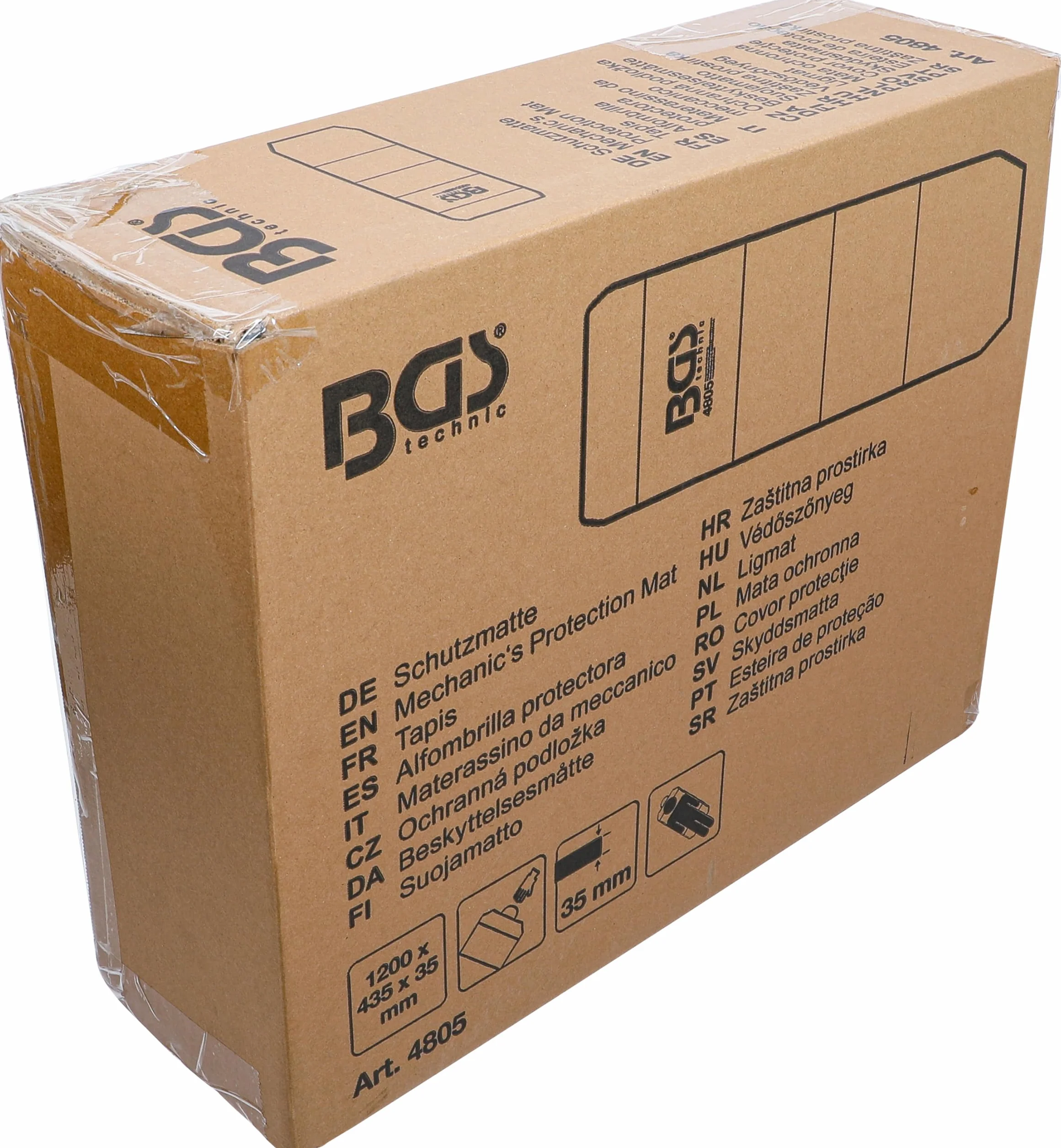 BGS 4805 Materassino da meccanico 1200 x 435 x 35 mm