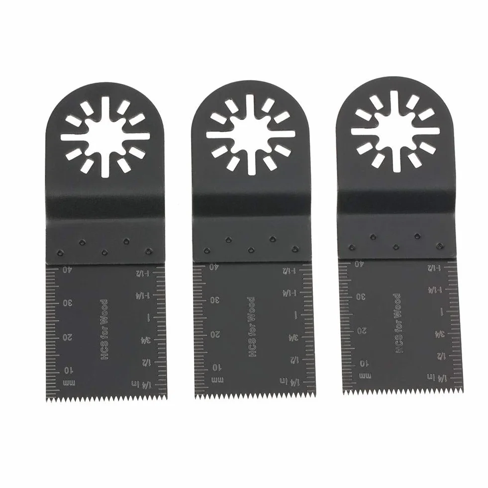 Lame per Sega Oscillante, Lama Oscillante 34 mm, Set di Lame Multiuso Oscillanti, 20 Pezzi, per la Riparazione del Taglio