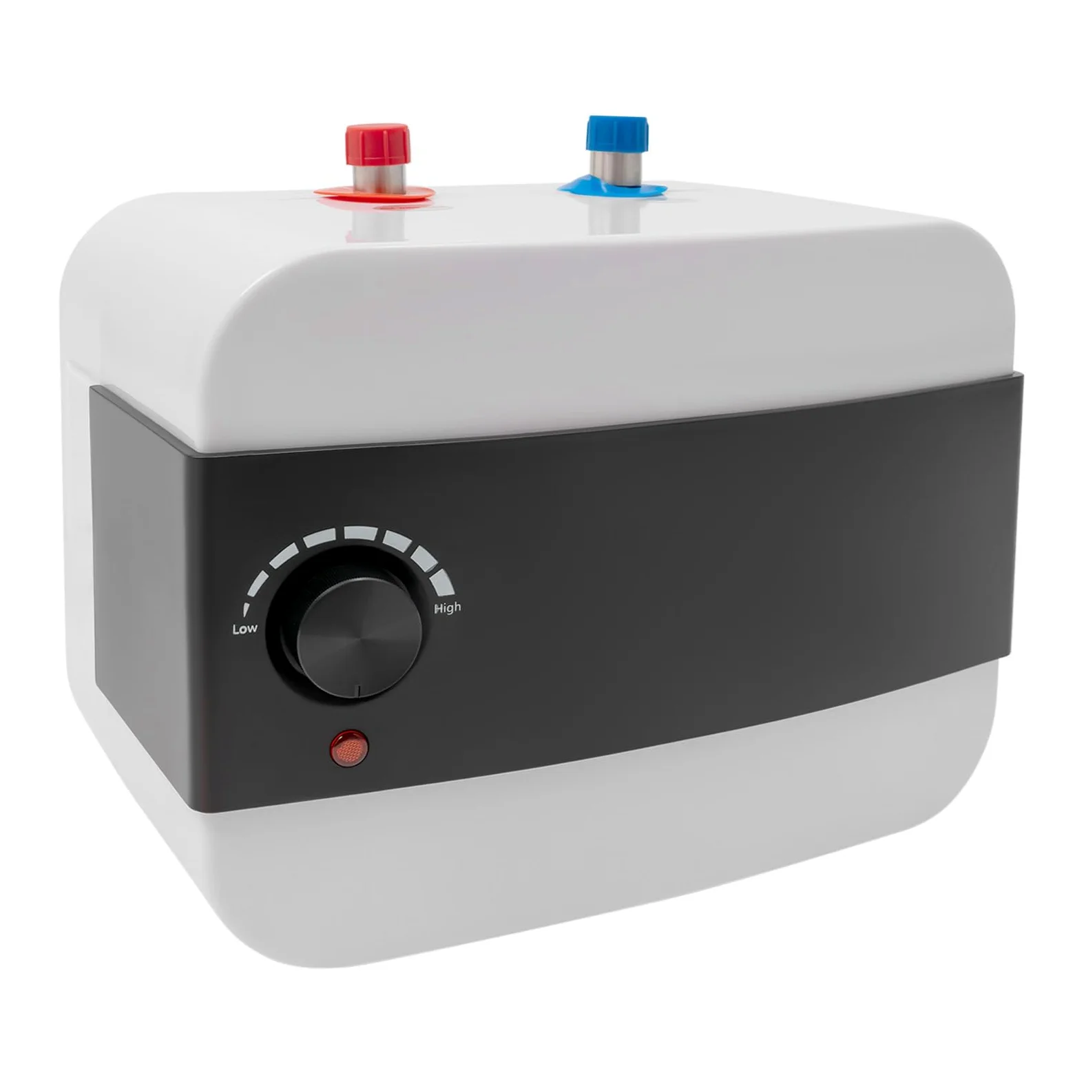 Scaldabagno istantaneo elettrico 1500 W, mini scaldabagno 6L con tubo, regolazione della temperatura 0-65 °C, LED chiaro, economico e compatto, per lavabo cucina bagno