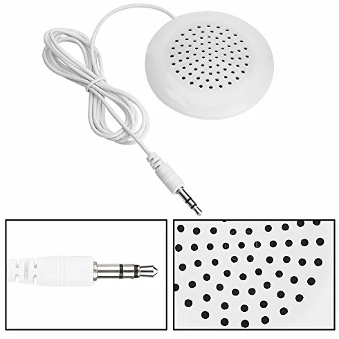 Akozon altoparlante del cuscino, nuovo fai-da-te 3,5 mm per telefono MP3 lettore CD portatile MP4