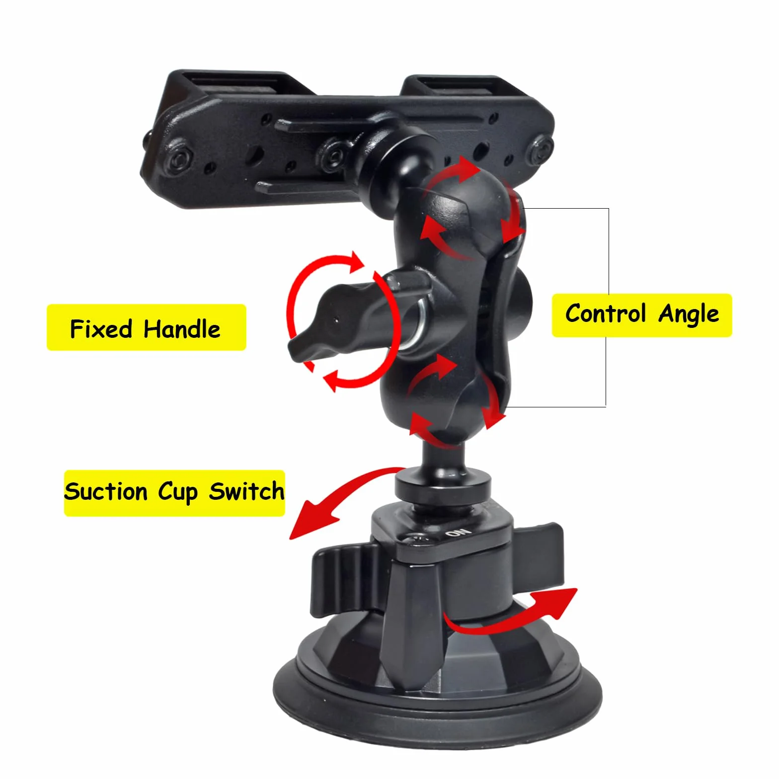 Supporto radio, staffa di montaggio per auto Walkie Talkie compatibile con BAOFENG QUANMIDLAND RADNY 3 SEPURA Radio portatile e microfono con clip